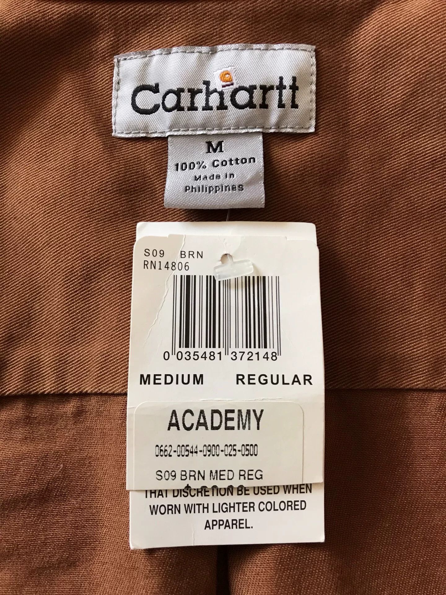 Carhartt Carhartt S09 Brown Heavy Work Shirt Size US M / EU 48-50 / 2 - 8 Thumbnail