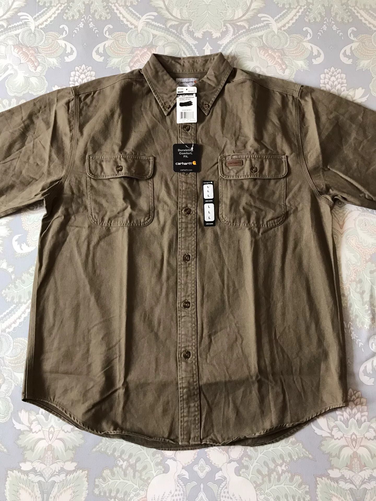 Carhartt Carhartt S09 MRH Work Shirt Size US L / EU 52-54 / 3 - 3 Thumbnail