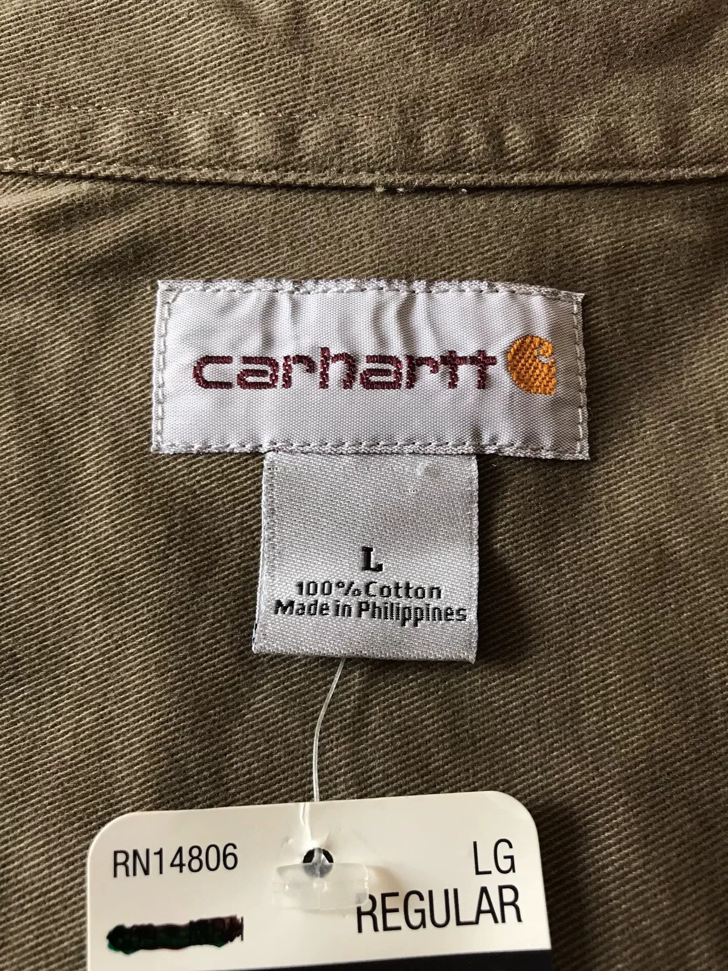 Carhartt Carhartt S09 MRH Work Shirt Size US L / EU 52-54 / 3 - 7 Thumbnail