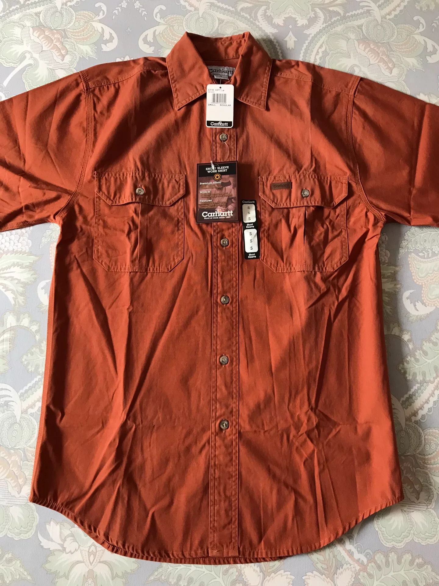 Carhartt Carhartt S110 SIE Short-Sleeve Work Shirt Size US S / EU 44-46 / 1 - 3 Thumbnail