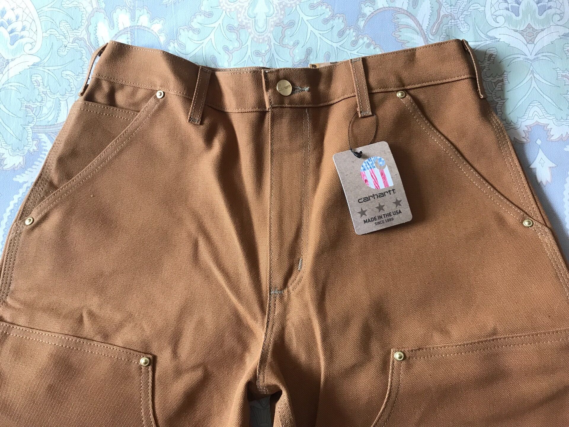 Carhartt Carhartt B01 BRN Canvas Double Knee Pants Size US 32 / EU 48 - 4 Thumbnail