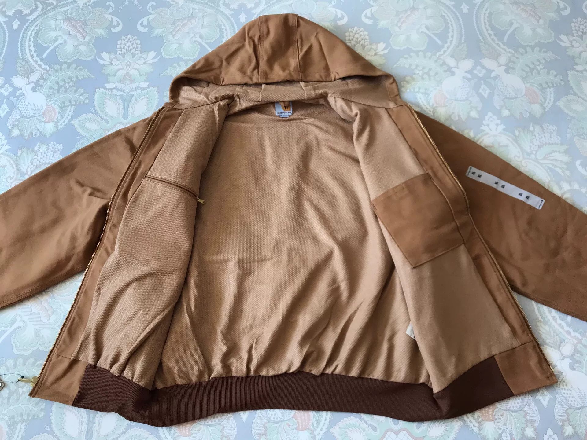 Carhartt Carhartt J131 Brown Hooded Jacket Size US XL / EU 56 / 4 - 3 Thumbnail