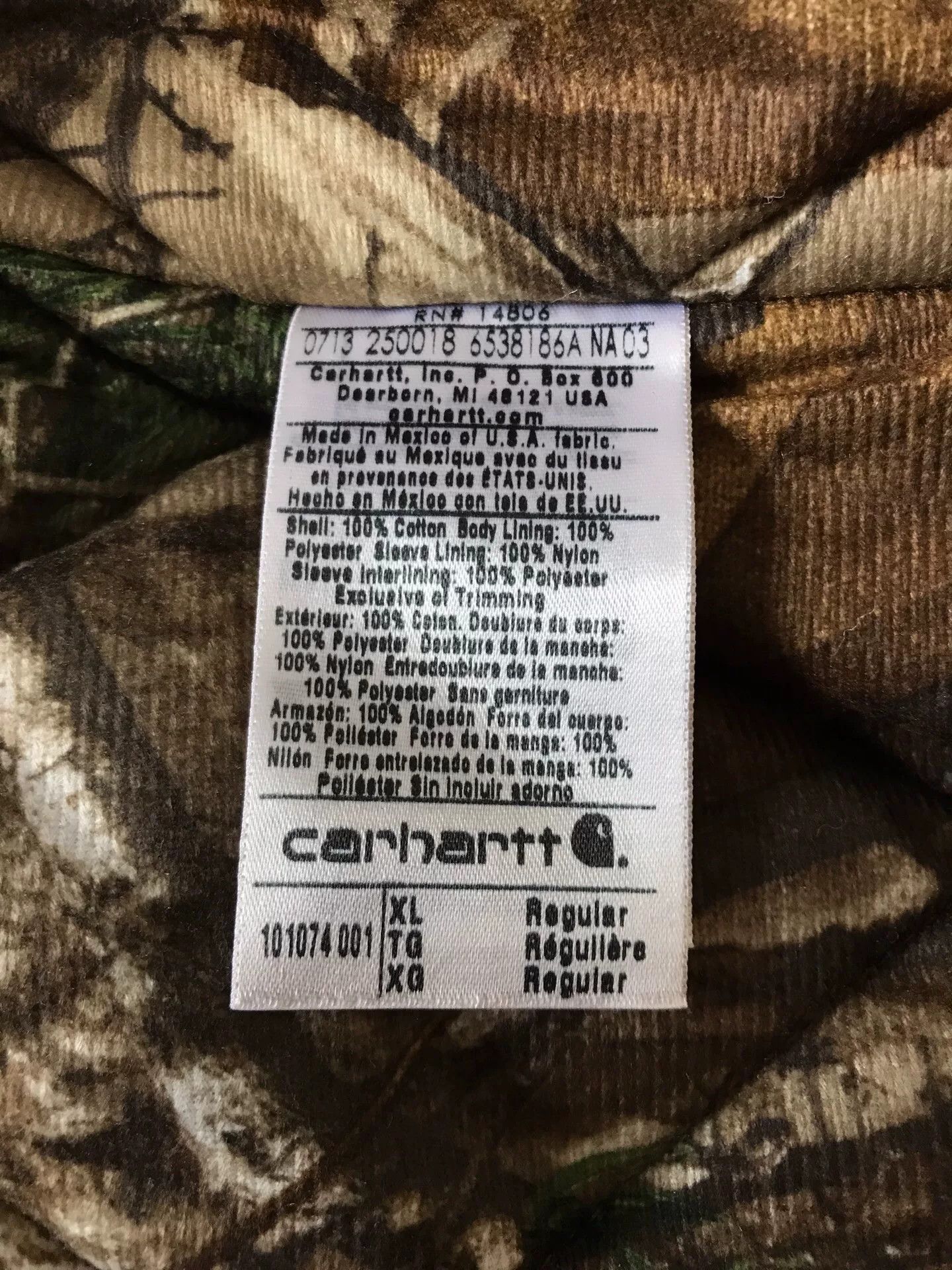 Carhartt Carhartt x Realtree J140 Hooded Jacket Size US XL / EU 56 / 4 - 9 Thumbnail