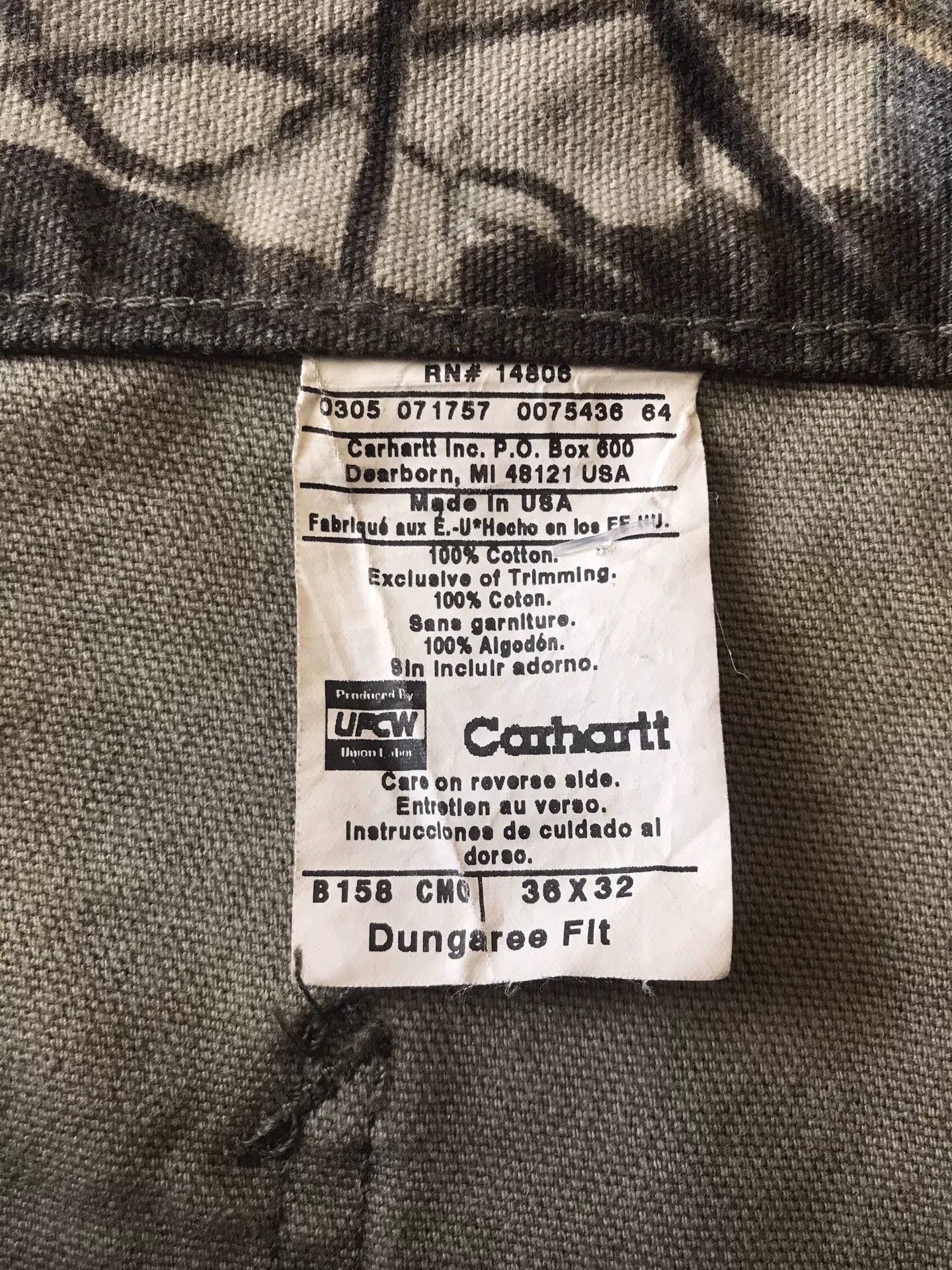 Carhartt Carhartt x Realtree B158 Dead Leaf Camo Pants Size US 36 / EU 52 - 9 Thumbnail