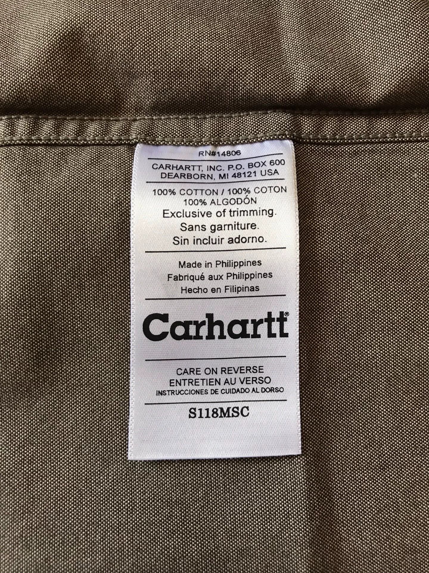 Carhartt Carhartt S118 MSC Short Sleeve Work Shirt Size US L / EU 52-54 / 3 - 8 Thumbnail