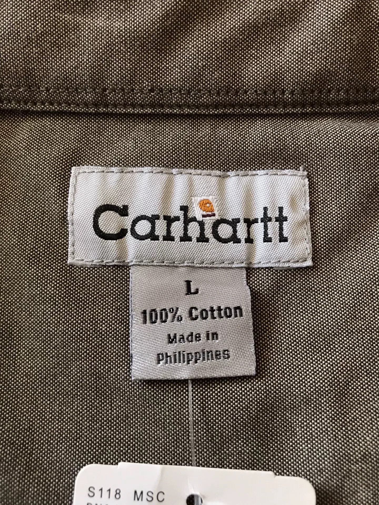 Carhartt Carhartt S118 MSC Short Sleeve Work Shirt Size US L / EU 52-54 / 3 - 6 Thumbnail