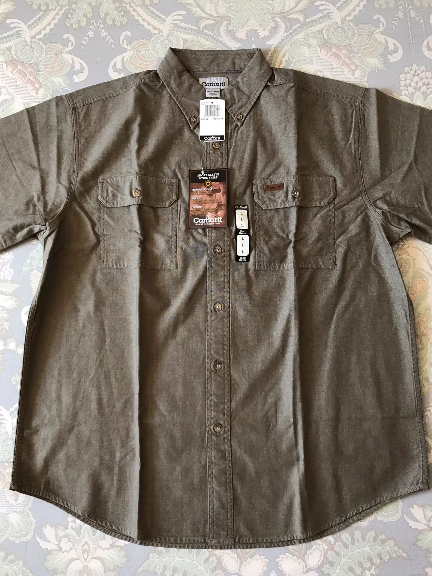 Carhartt Carhartt S118 MSC Short Sleeve Work Shirt Size US L / EU 52-54 / 3 - 3 Thumbnail
