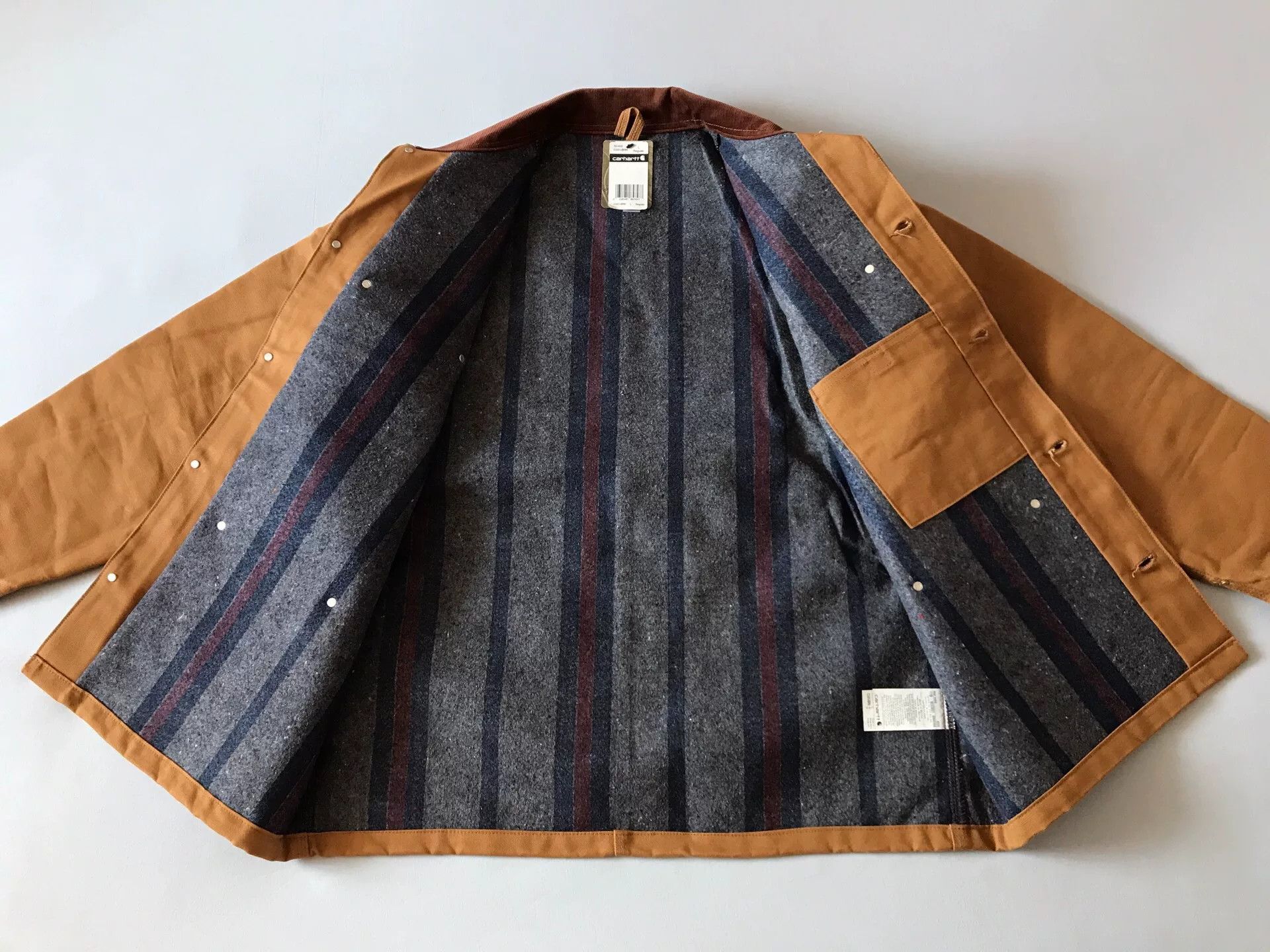 Carhartt Carhartt C001 Brown Canvas Work Jacket Size US L / EU 52-54 / 3 - 3 Thumbnail