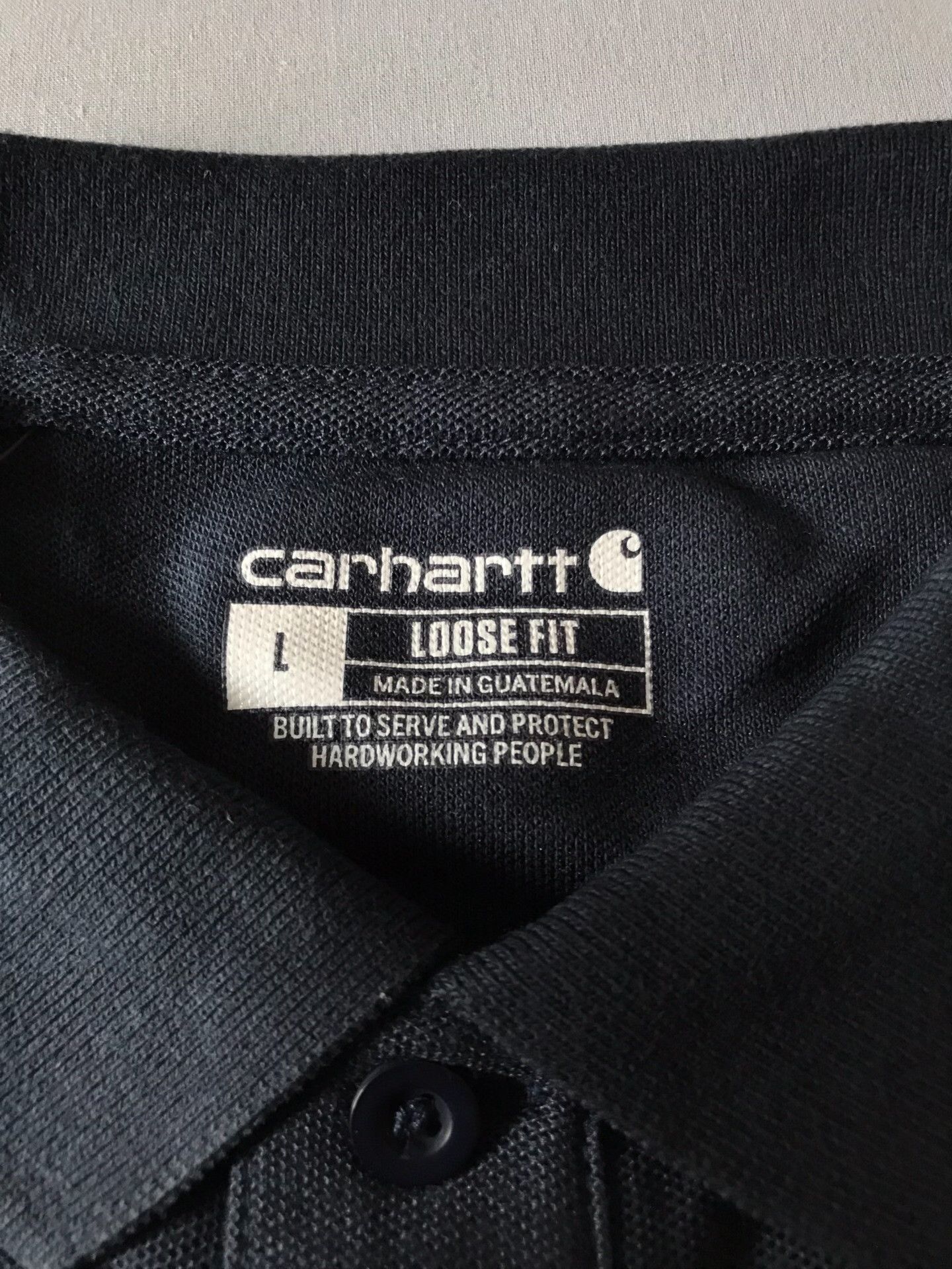 Carhartt Carhartt K570 Navy Short Sleeve Polo Size US L / EU 52-54 / 3 - 5 Thumbnail