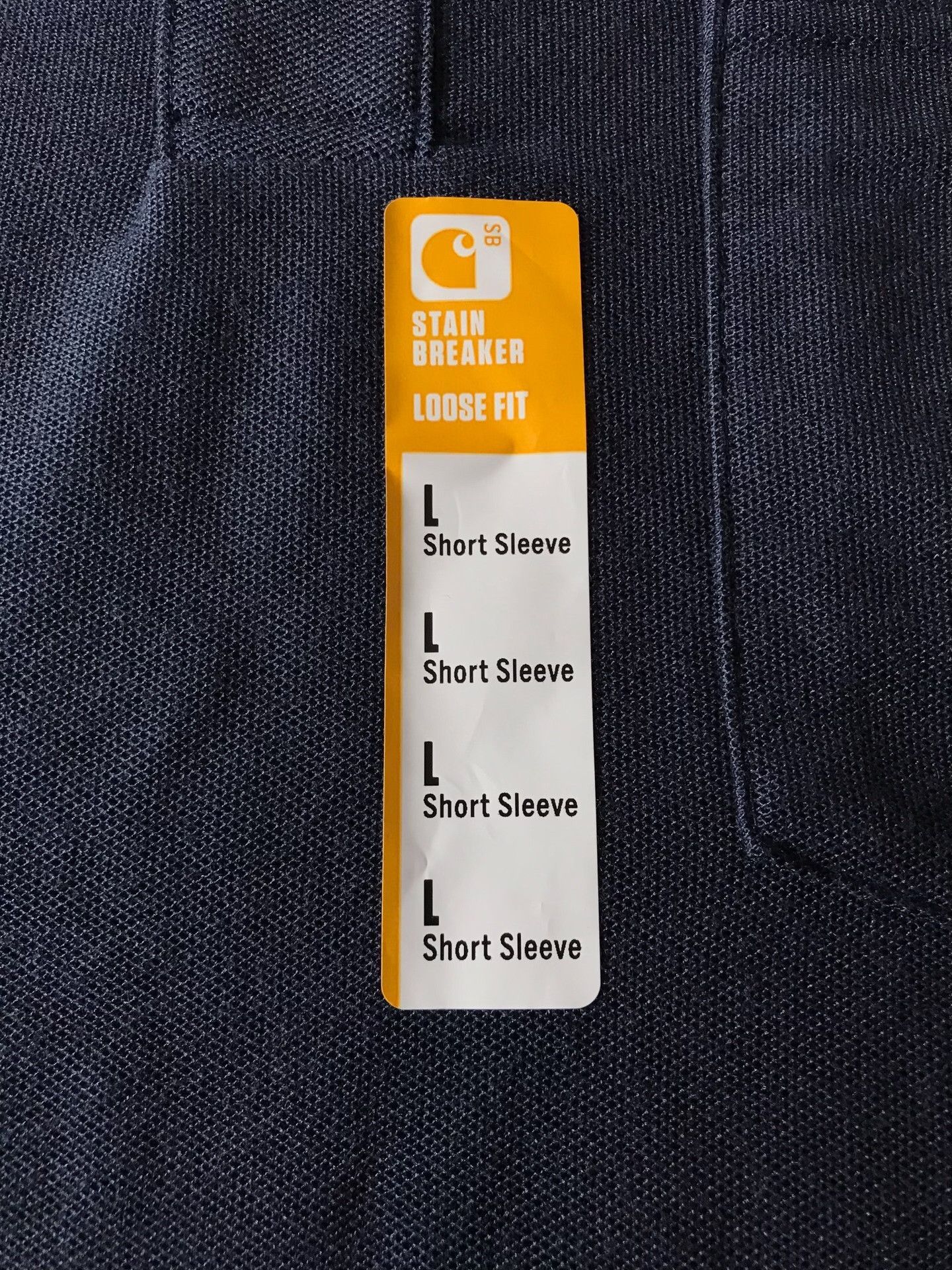 Carhartt Carhartt K570 Navy Short Sleeve Polo Size US L / EU 52-54 / 3 - 6 Thumbnail