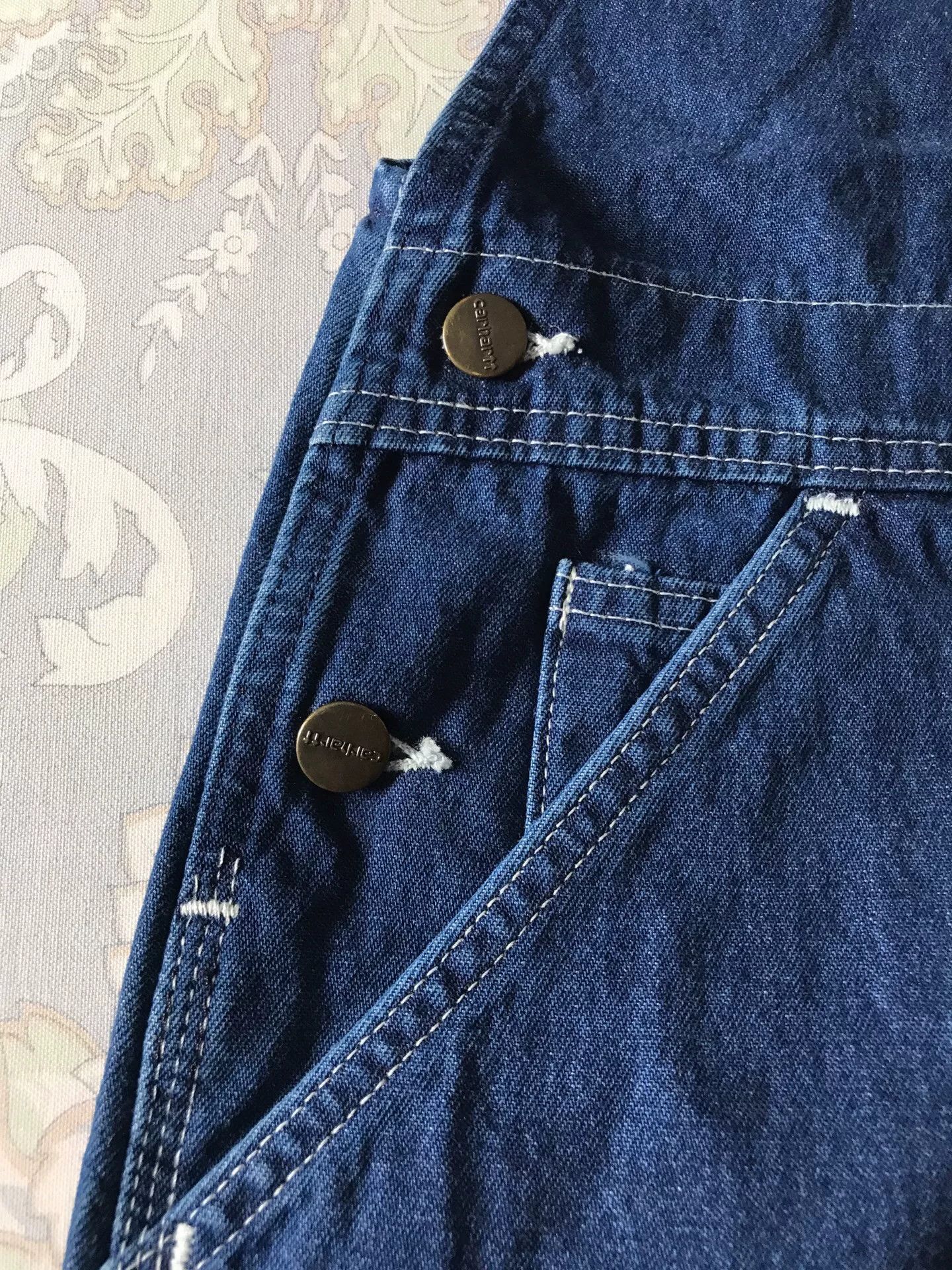 Carhartt Carhartt R07 Washed Denim Overalls W34L30 Size US 34 / EU 50 - 6 Thumbnail