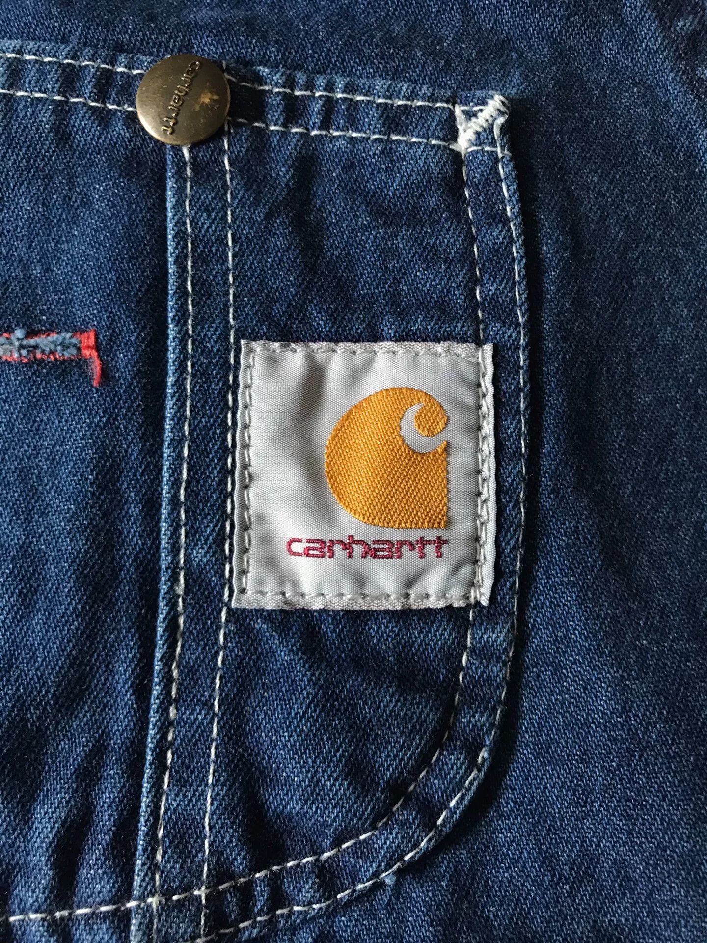 Carhartt Carhartt R07 Washed Denim Overalls W34L30 Size US 34 / EU 50 - 5 Thumbnail