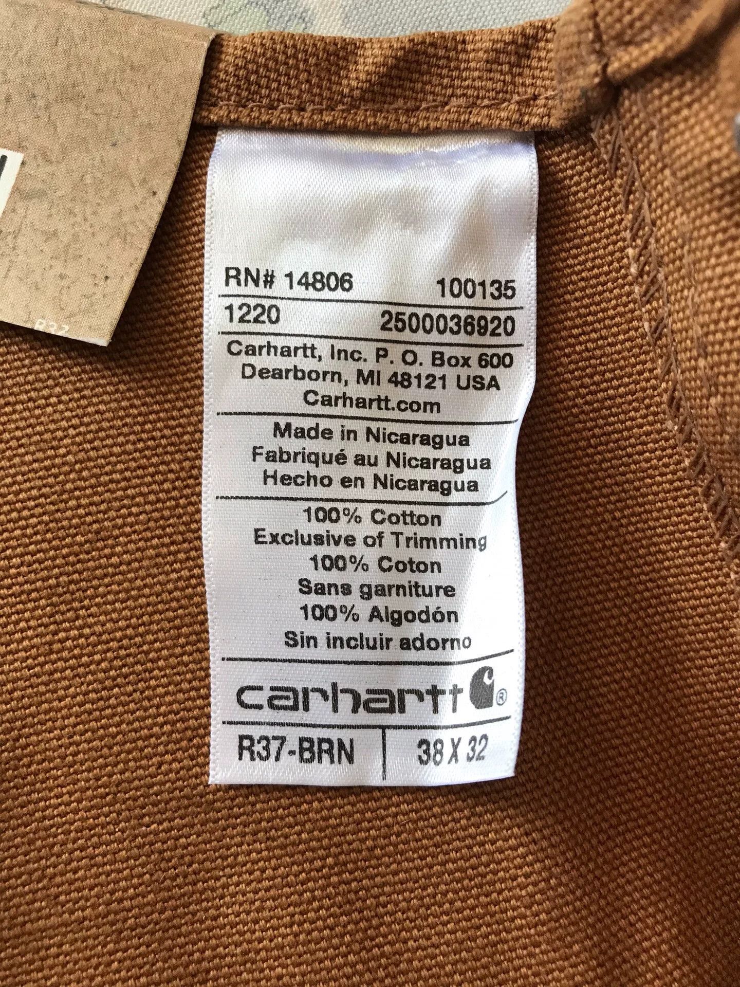 Carhartt Carhartt R37 Canvas Overalls Size US 38 / EU 54 - 9 Thumbnail
