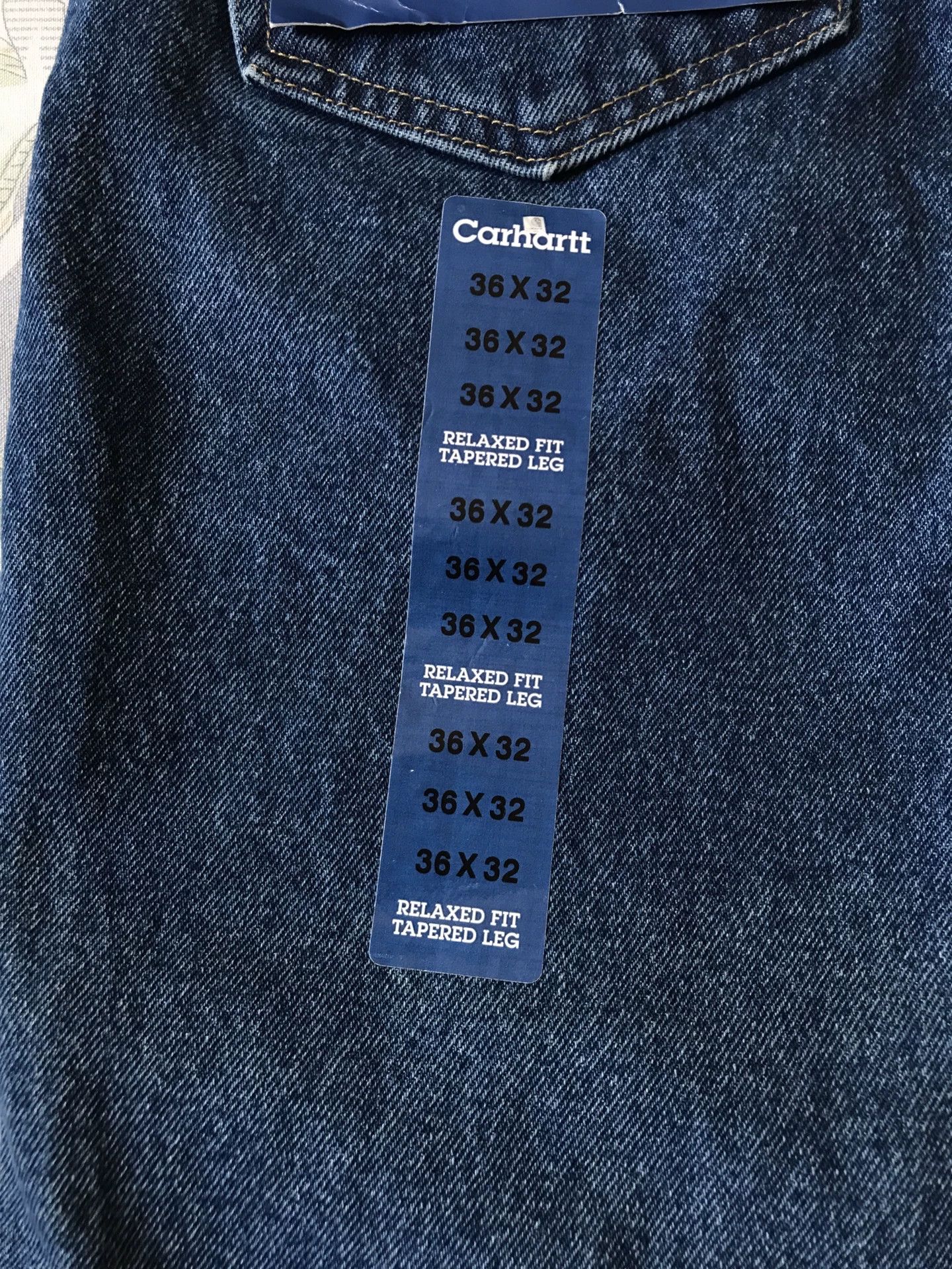Carhartt Carhartt B17 DST Washed Jeans Size US 36 / EU 52 - 7 Thumbnail