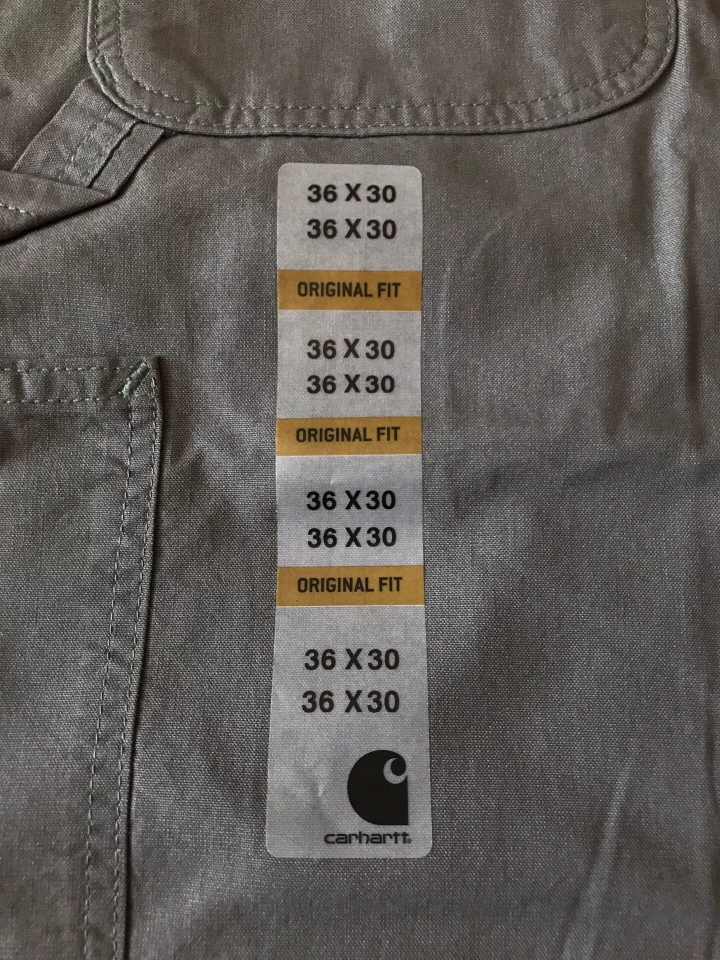 Carhartt Carhartt B151 FAT Canvas Work Pants Size US 36 / EU 52 - 7 Thumbnail