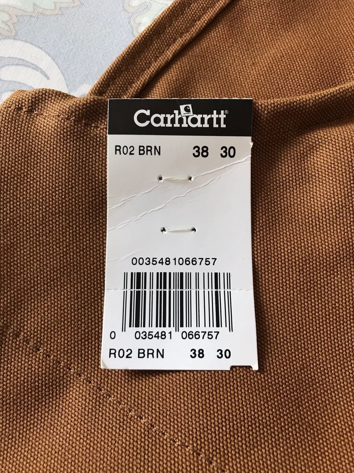 Carhartt Carhartt R02 BRN W38L30 Bib Overalls Size US 38 / EU 54 - 8 Thumbnail