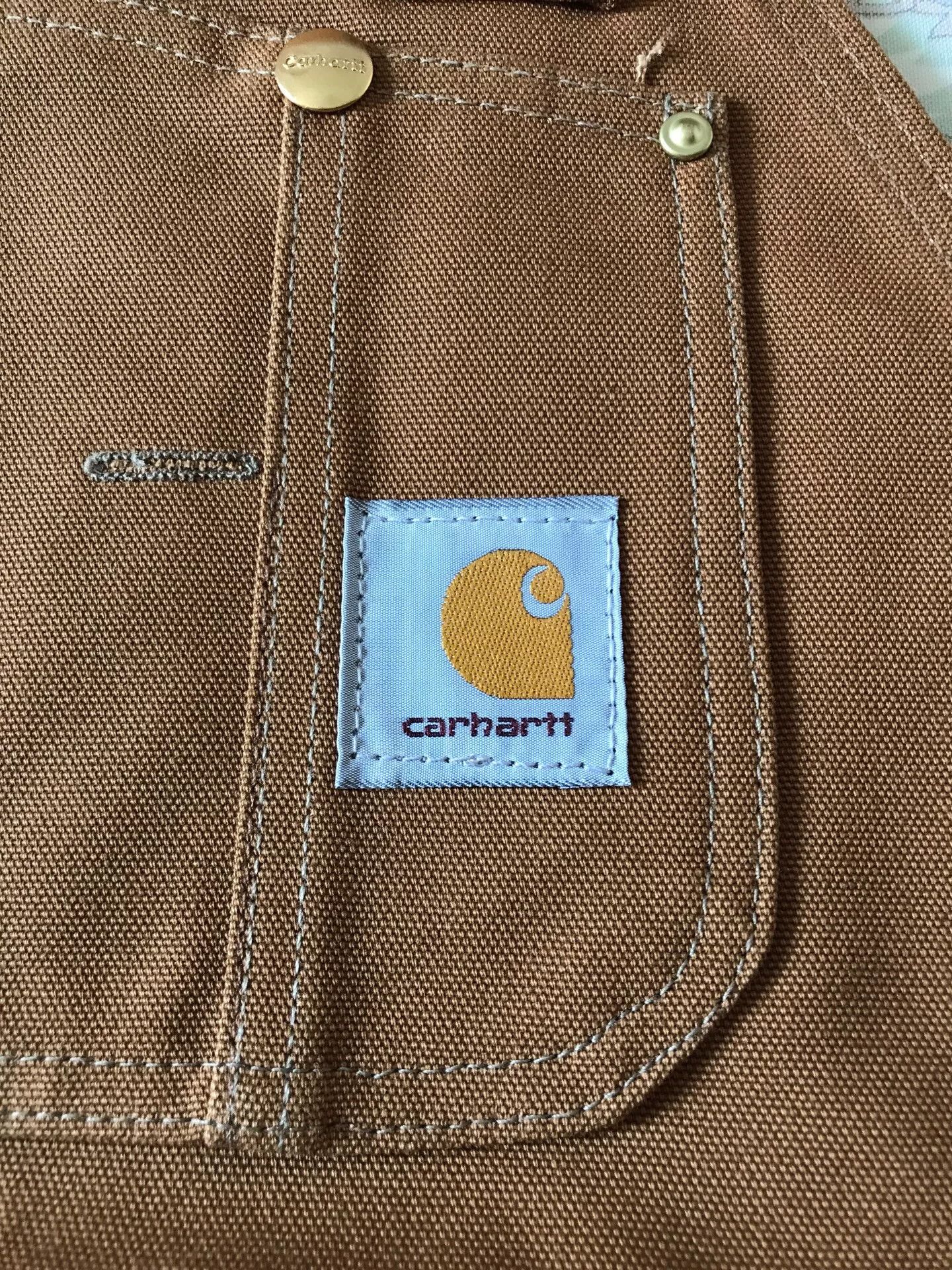 Carhartt Carhartt R02 BRN W38L30 Bib Overalls Size US 38 / EU 54 - 5 Thumbnail