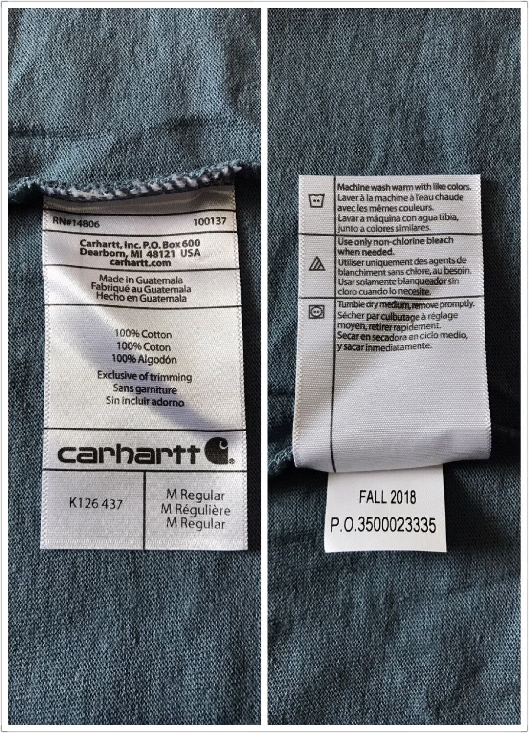 Carhartt Carhartt K126 Long Sleeve T-Shirt Size US M / EU 48-50 / 2 - 9 Thumbnail