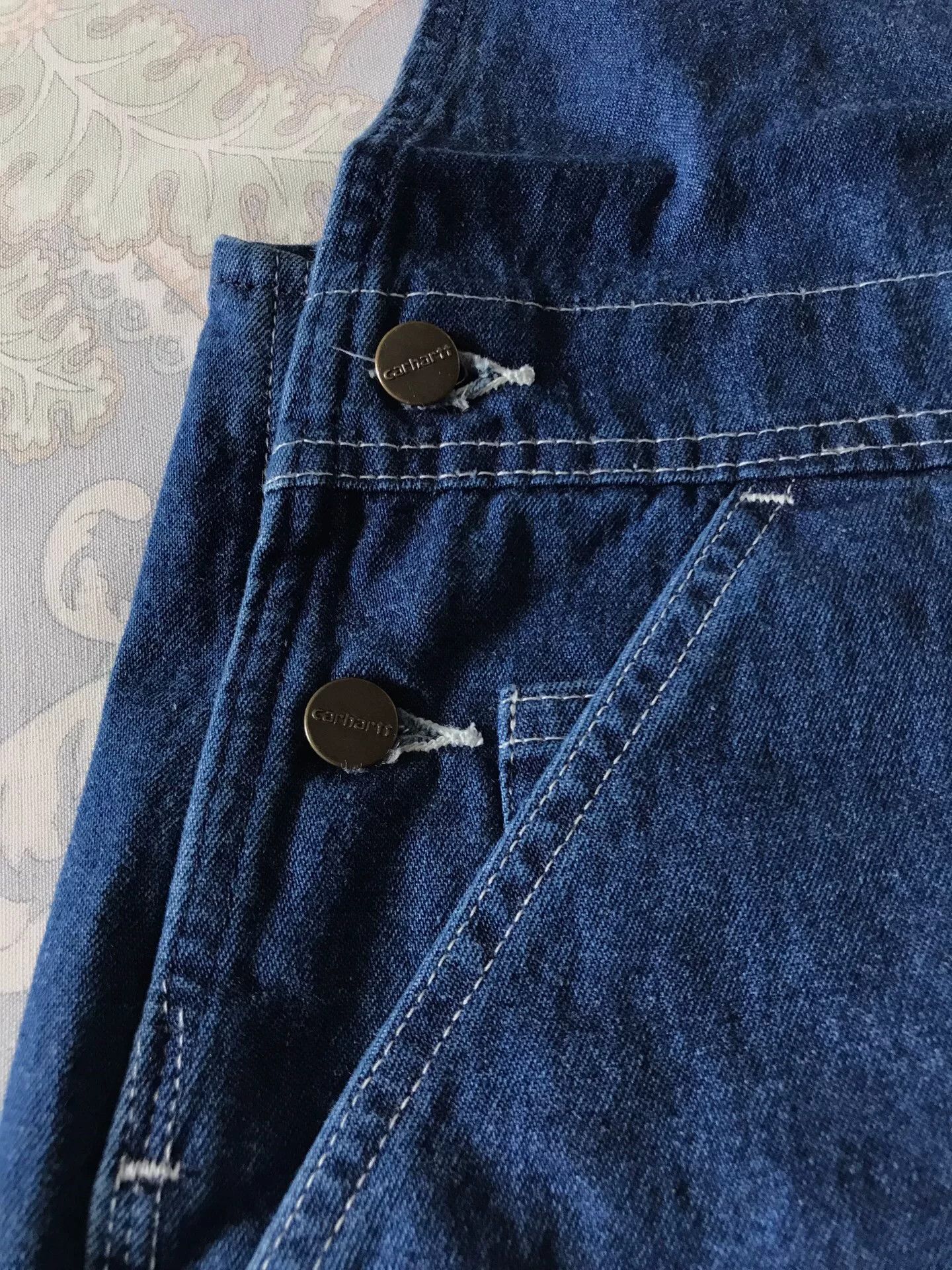 Carhartt Carhartt R07 Washed Denim Overalls W38L32 Size US 38 / EU 54 - 6 Thumbnail
