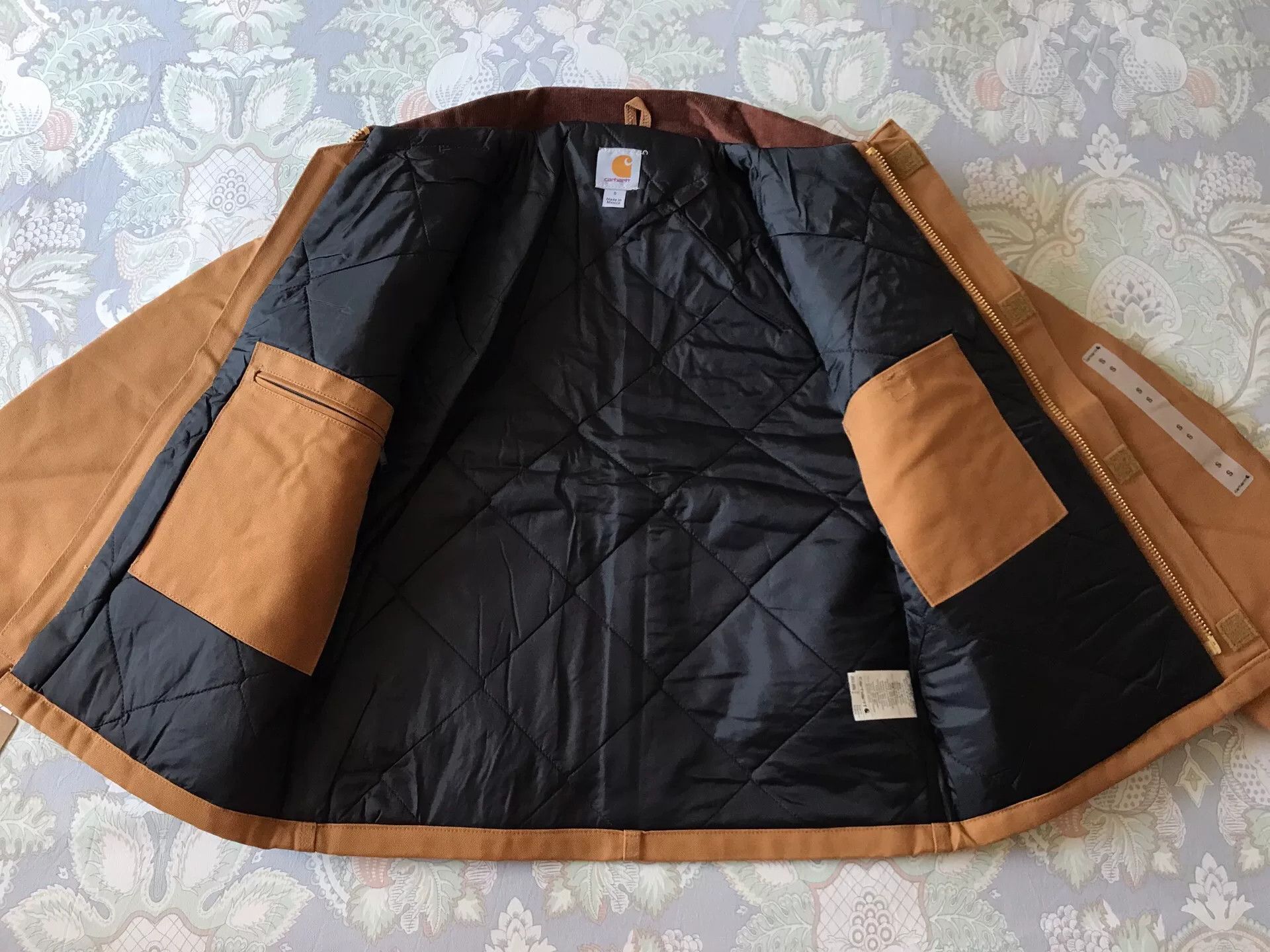 Carhartt Carhartt J002 Brown Canvas Work Jacket Size US S / EU 44-46 / 1 - 3 Thumbnail