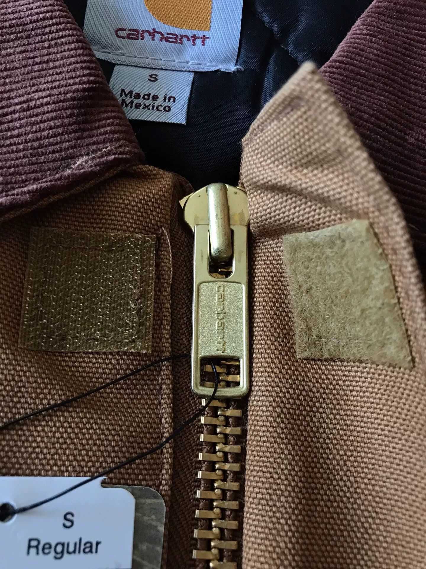 Carhartt Carhartt J002 Brown Canvas Work Jacket Size US S / EU 44-46 / 1 - 5 Thumbnail