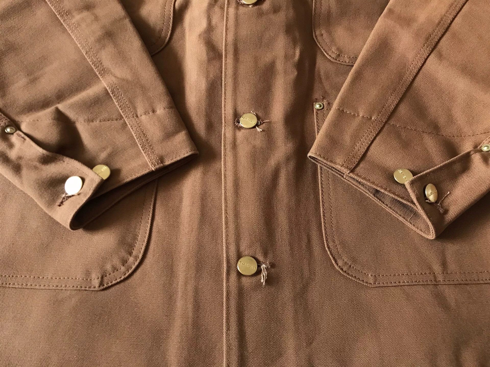 Carhartt 80s Carhartt 6BLC Brown Canvas Jacket Size US XS / EU 42 / 0 - 5 Thumbnail