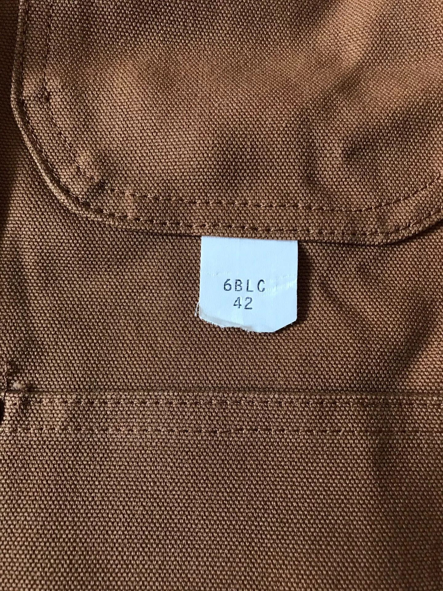 Carhartt 80s Carhartt 6BLC Brown Canvas Jacket Size US XS / EU 42 / 0 - 8 Thumbnail