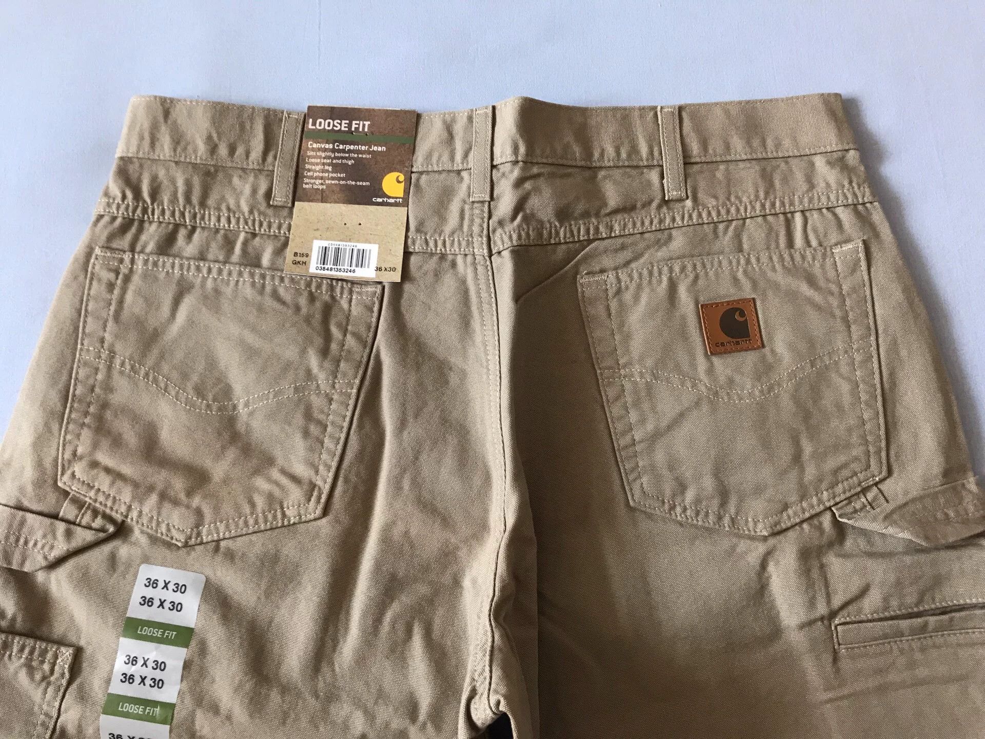 Carhartt Carhartt B159 GKH Canvas Work Pants Size US 36 / EU 52 - 5 Thumbnail