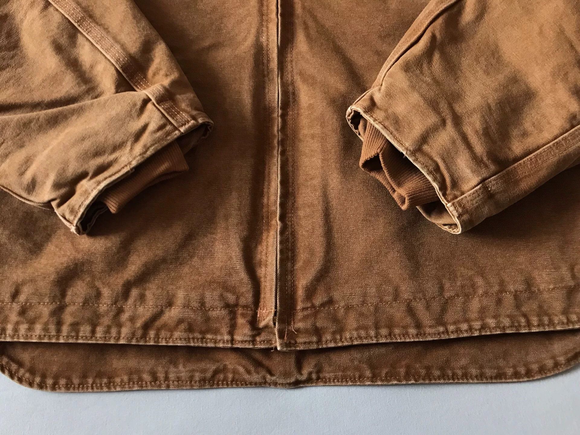 Carhartt Carhartt J141 Brown Hooded Work Jacket Size US XL / EU 56 / 4 - 6 Thumbnail