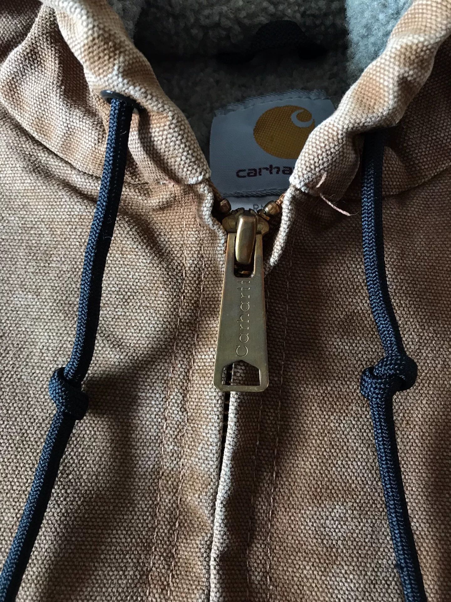 Carhartt Carhartt J141 Brown Hooded Work Jacket Size US XL / EU 56 / 4 - 8 Thumbnail