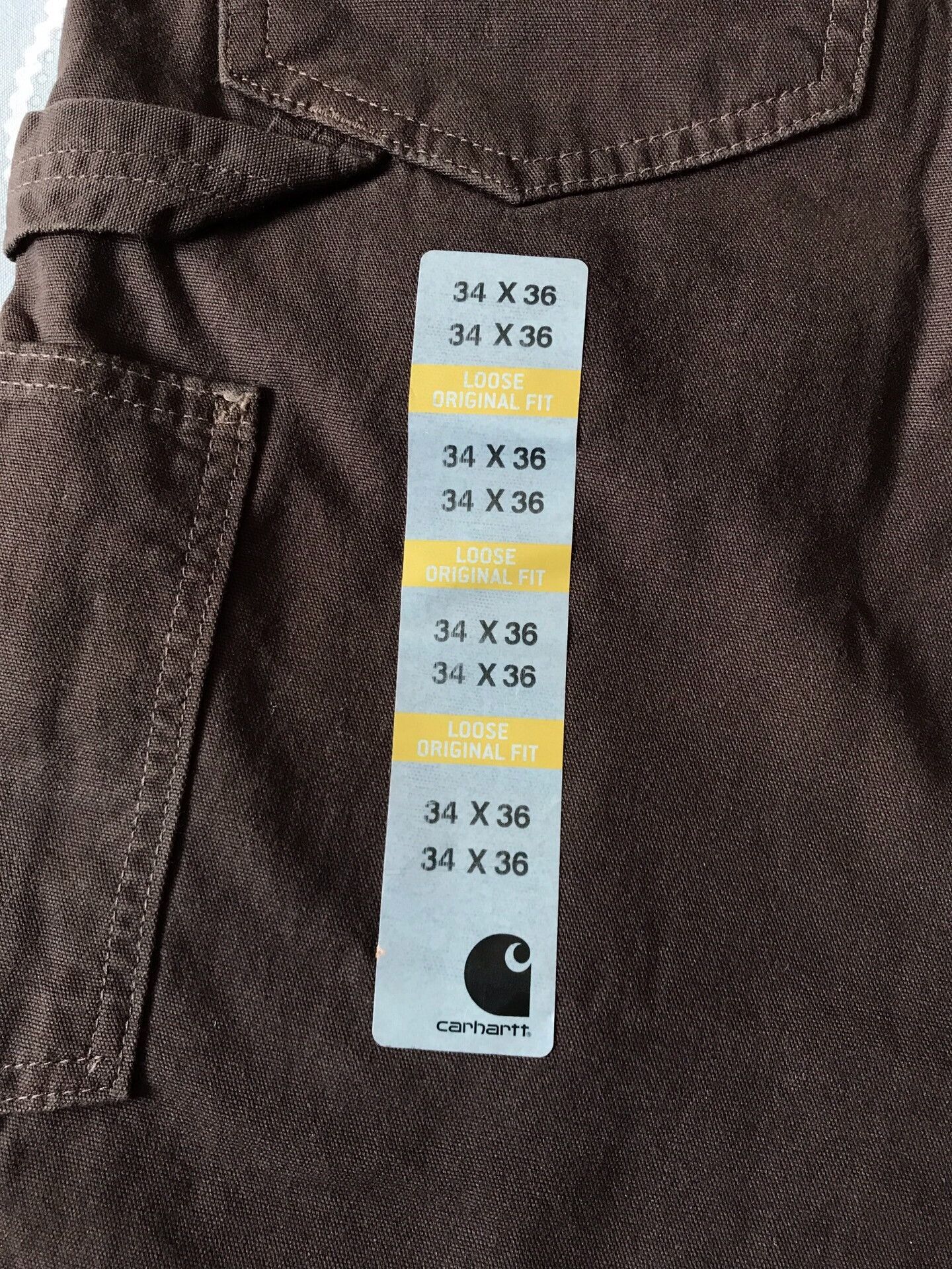 Carhartt Carhartt B159 DKB Canvas Work Pants Size US 34 / EU 50 - 7 Thumbnail