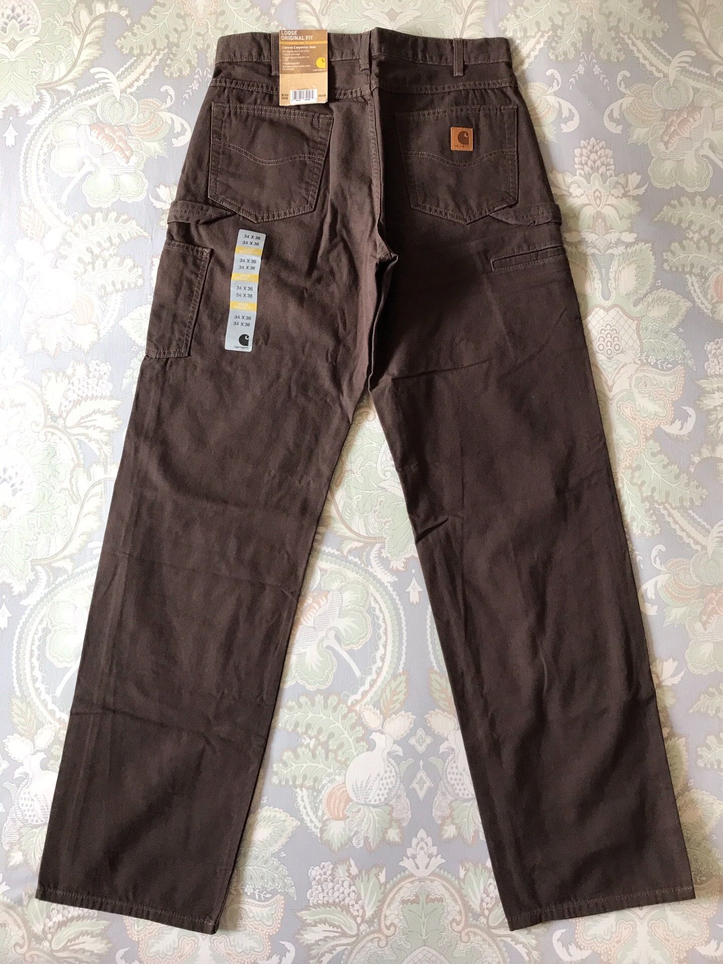 Carhartt Carhartt B159 DKB Canvas Work Pants Size US 34 / EU 50 - 3 Thumbnail