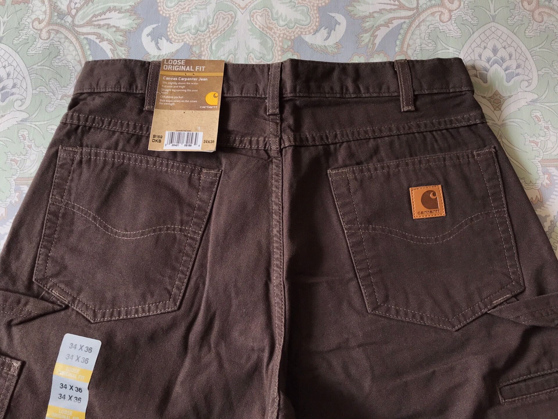 Carhartt Carhartt B159 DKB Canvas Work Pants Size US 34 / EU 50 - 5 Thumbnail