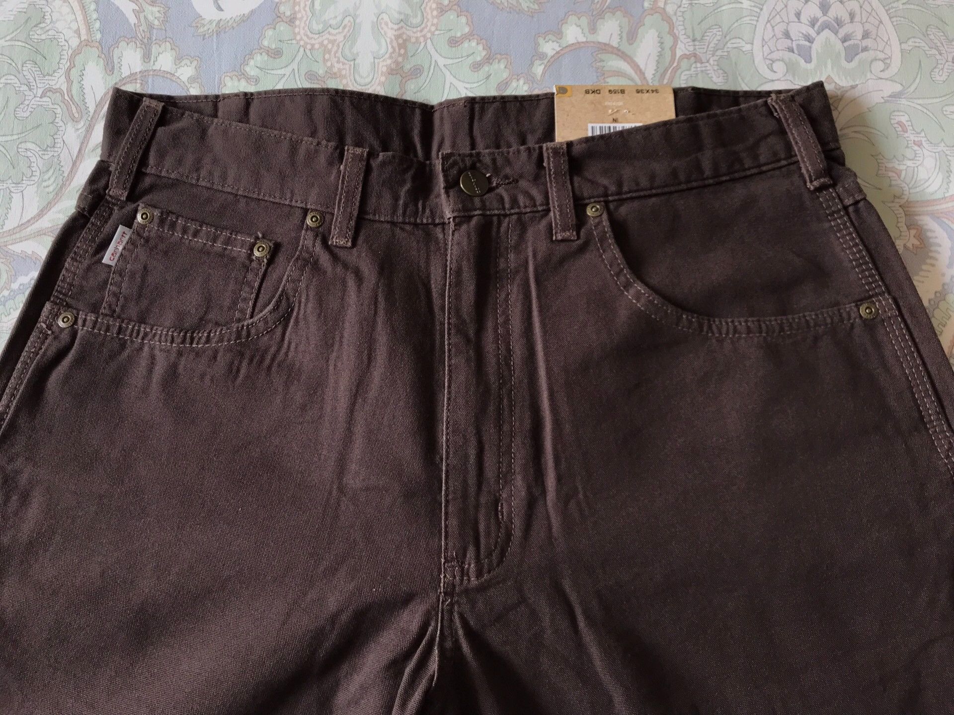 Carhartt Carhartt B159 DKB Canvas Work Pants Size US 34 / EU 50 - 4 Thumbnail