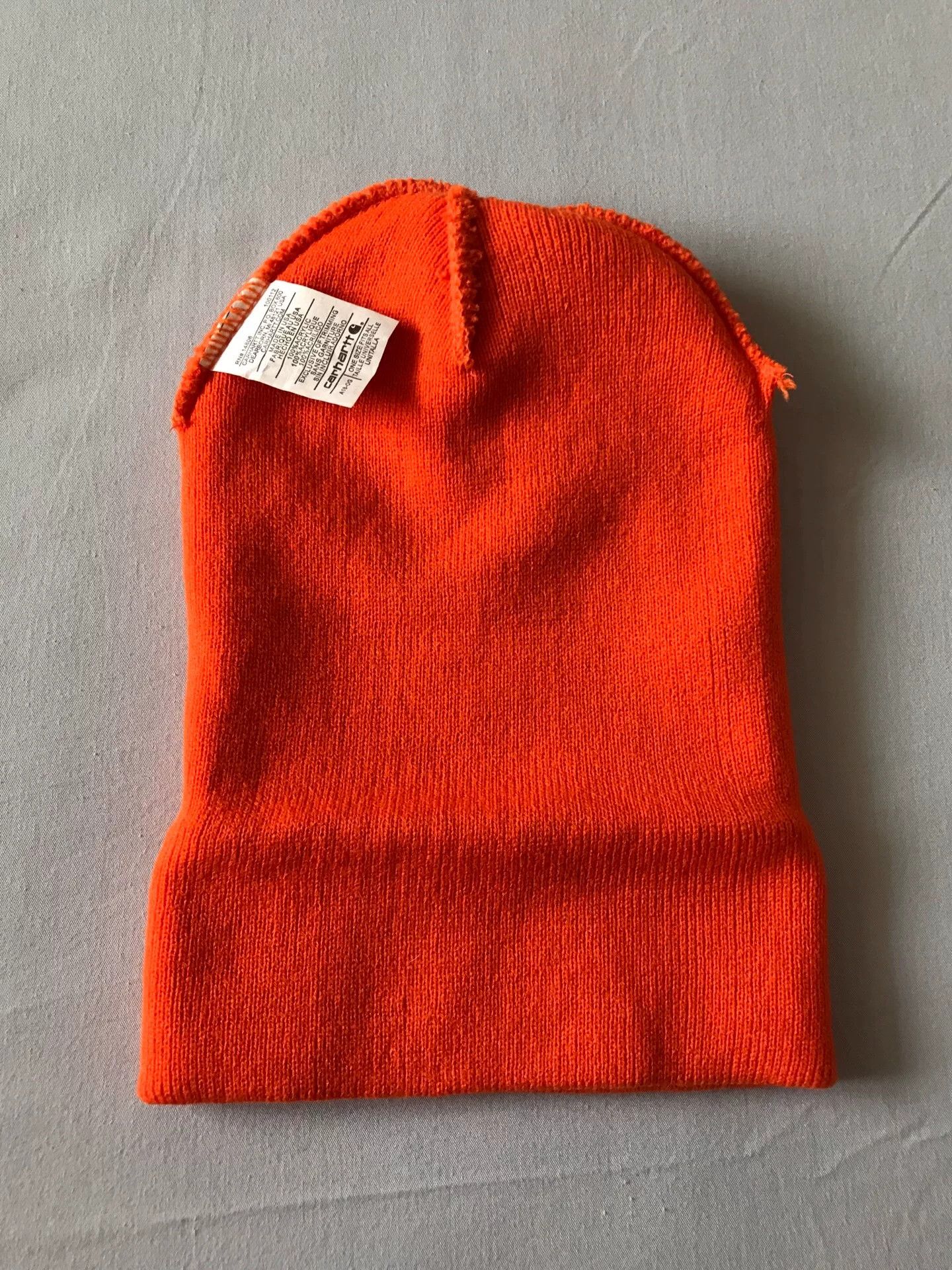 Carhartt Carhartt A18 OG Orange Knit Beanie Size ONE SIZE - 4 Thumbnail