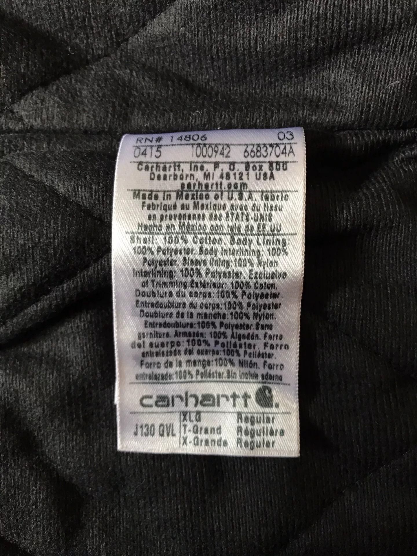 Carhartt Carhartt J130 GVL Washed Canvas Jacket Size US XL / EU 56 / 4 - 9 Thumbnail