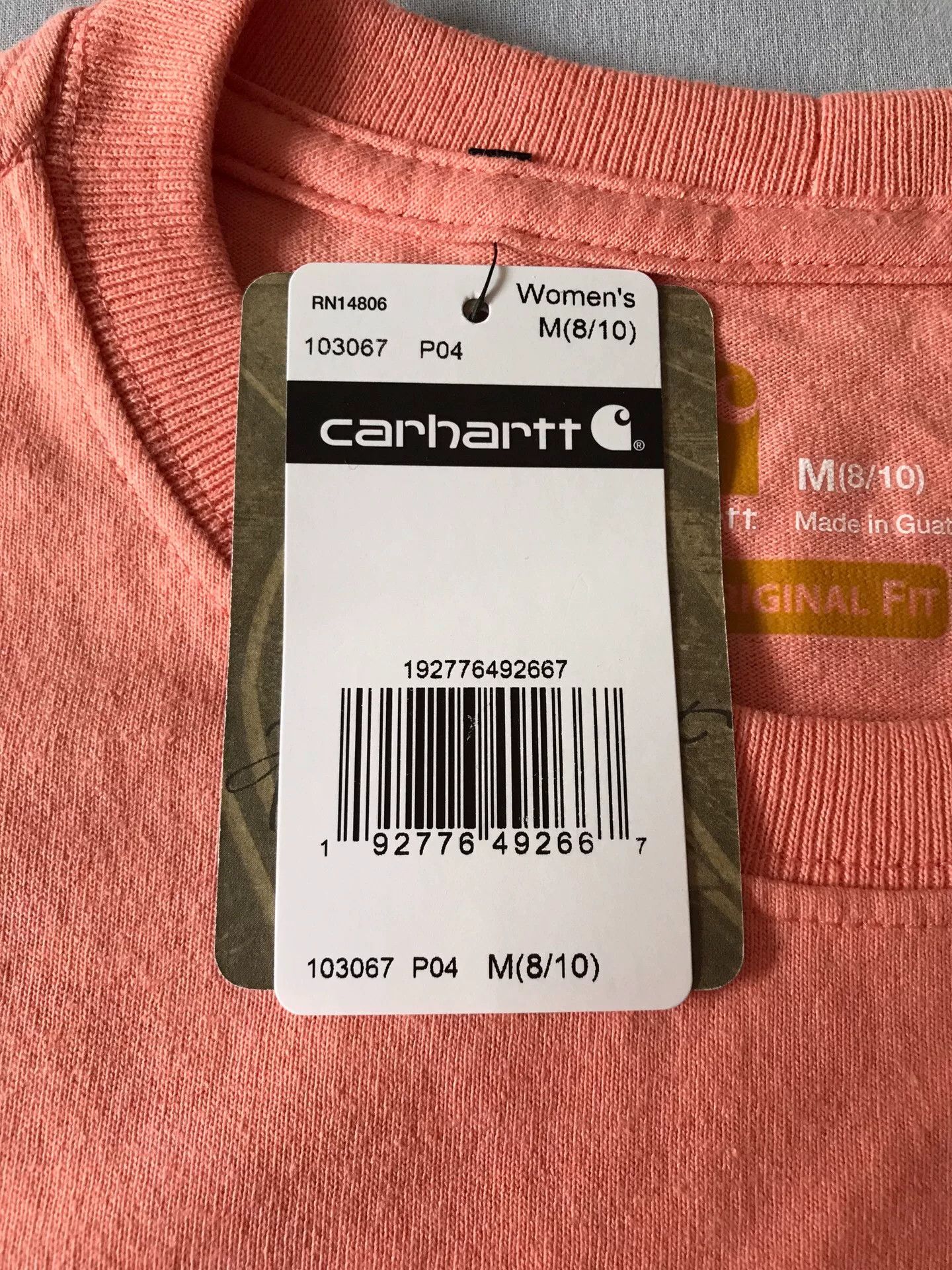 Carhartt Carhartt 103067 P04 Women's Short Sleeve T-shirt Size M / US 6-8 / IT 42-44 - 7 Thumbnail