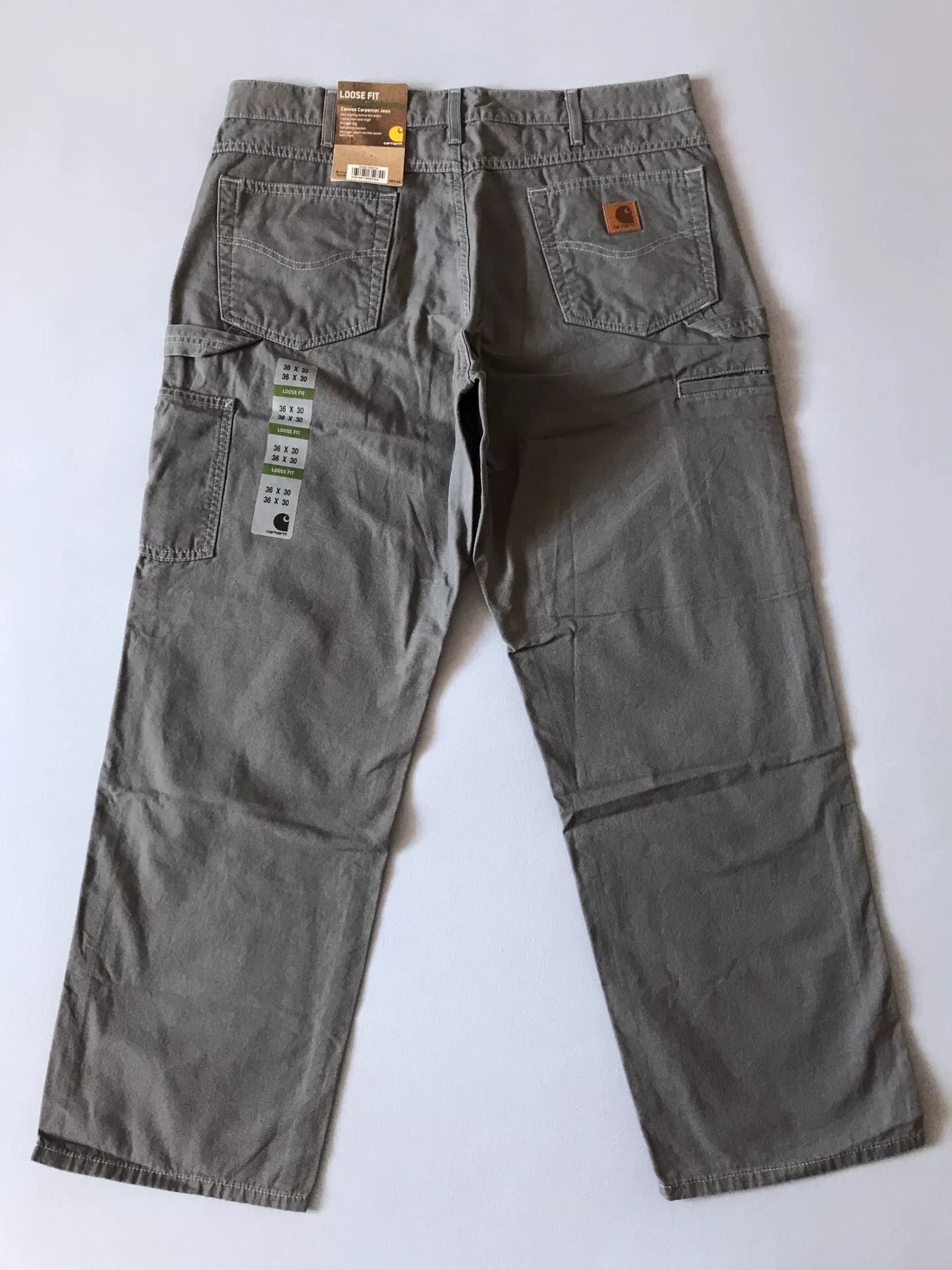 Carhartt Carhartt B159 Charcoal Canvas Work Pants W36L30 Size US 36 / EU 52 - 3 Thumbnail