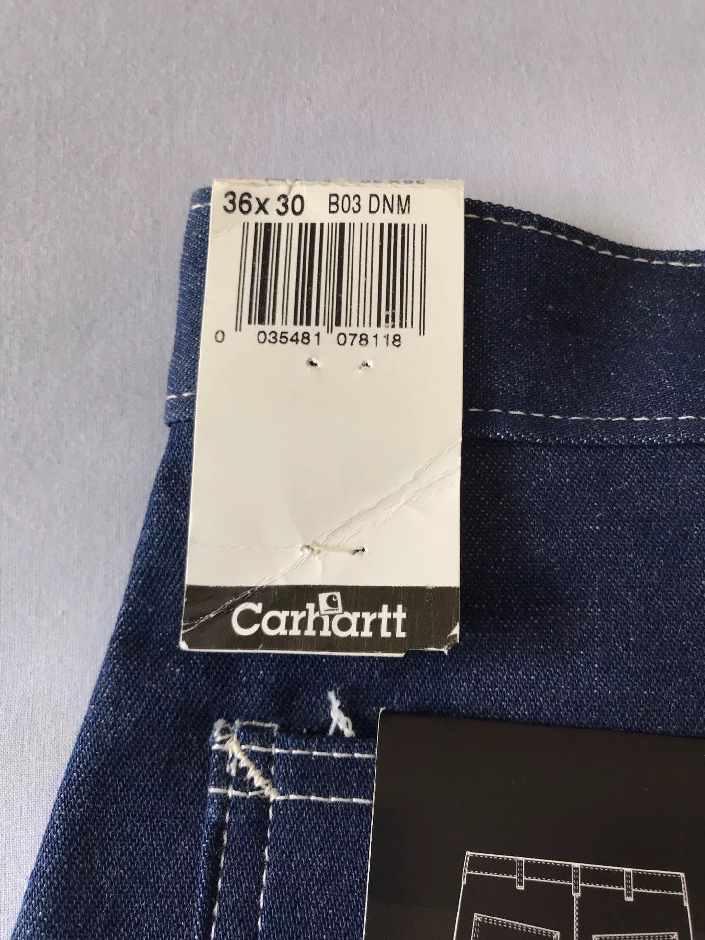 Carhartt Carhartt B03 Raw Denim Jeans W36L30 Size US 36 / EU 52 - 8 Thumbnail