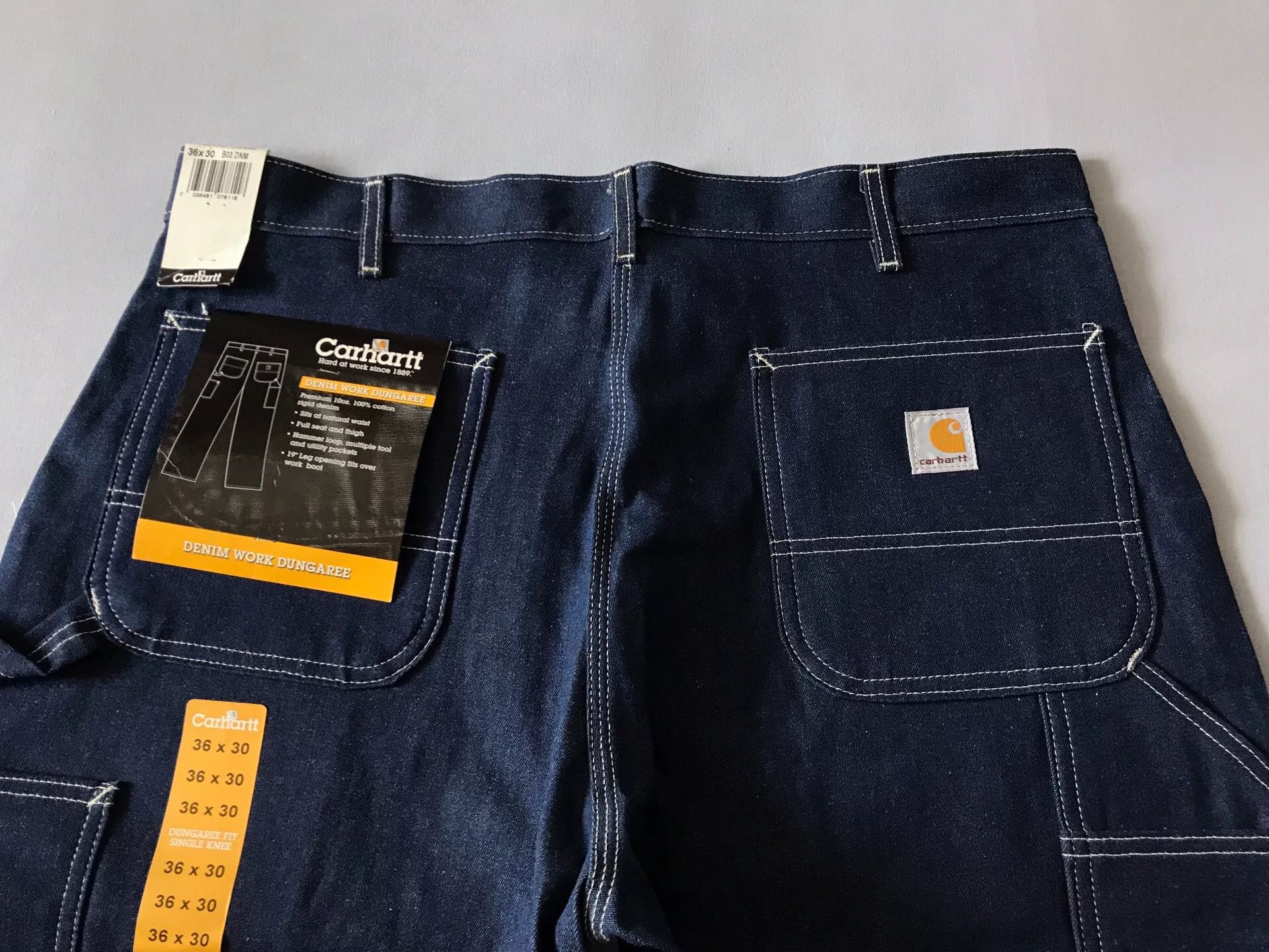 Carhartt Carhartt B03 Raw Denim Jeans W36L30 Size US 36 / EU 52 - 5 Thumbnail