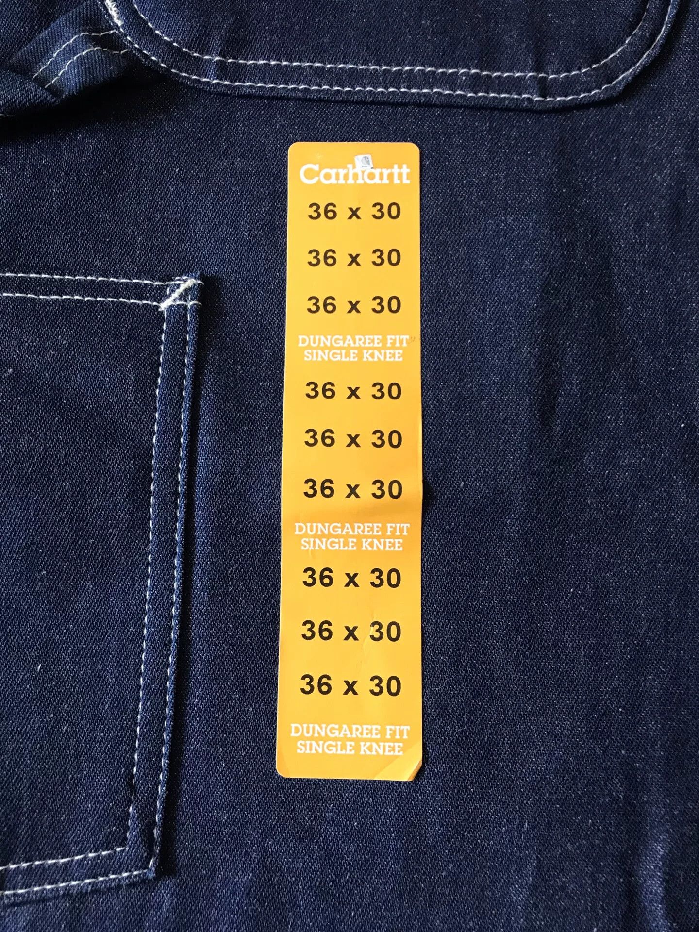 Carhartt Carhartt B03 Raw Denim Jeans W36L30 Size US 36 / EU 52 - 7 Thumbnail