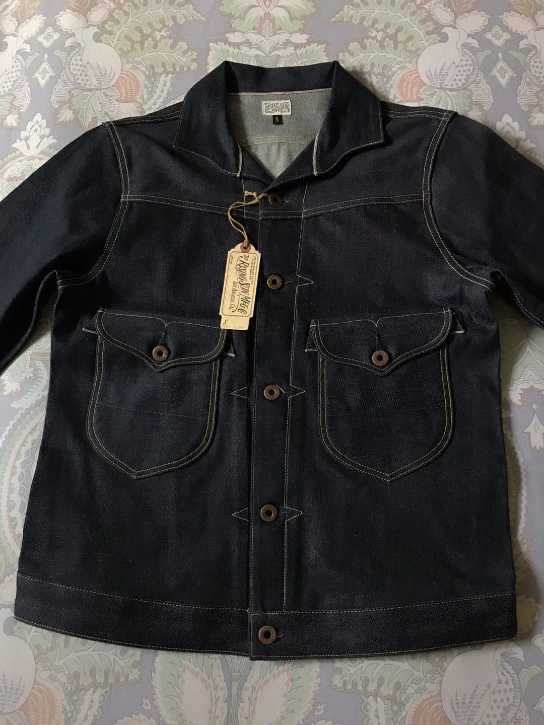 Rising Sun & Co. Rising Sun 2nd Gen Raw Denim Jacket Size US S / EU 44-46 / 1 - 3 Thumbnail