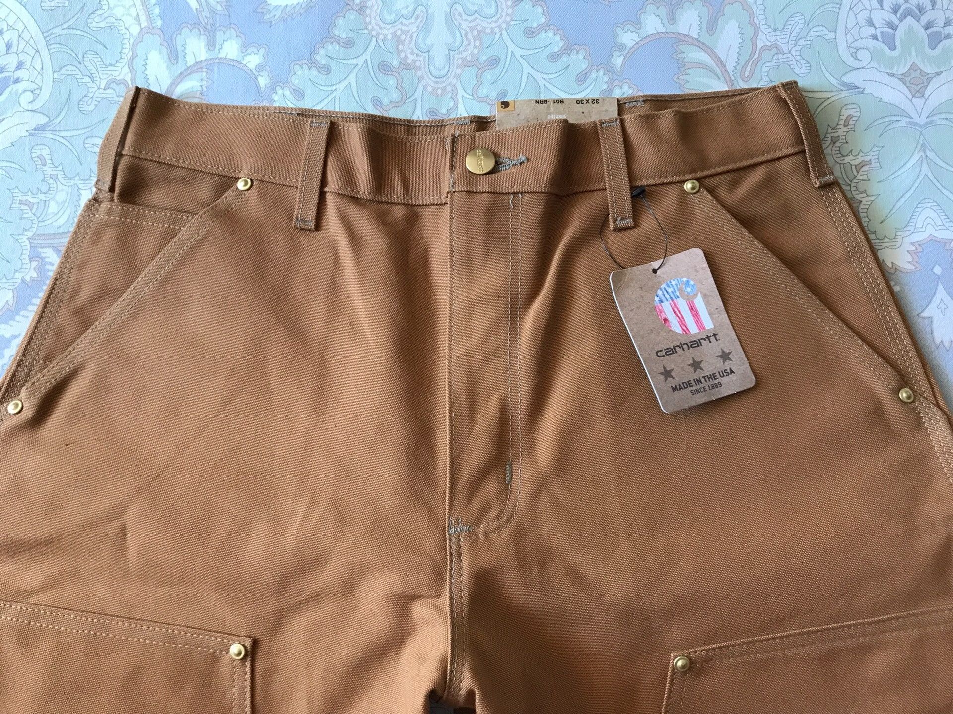 Carhartt Carhartt B01 BRN W32L30 Work Pants Size US 32 / EU 48 - 4 Thumbnail