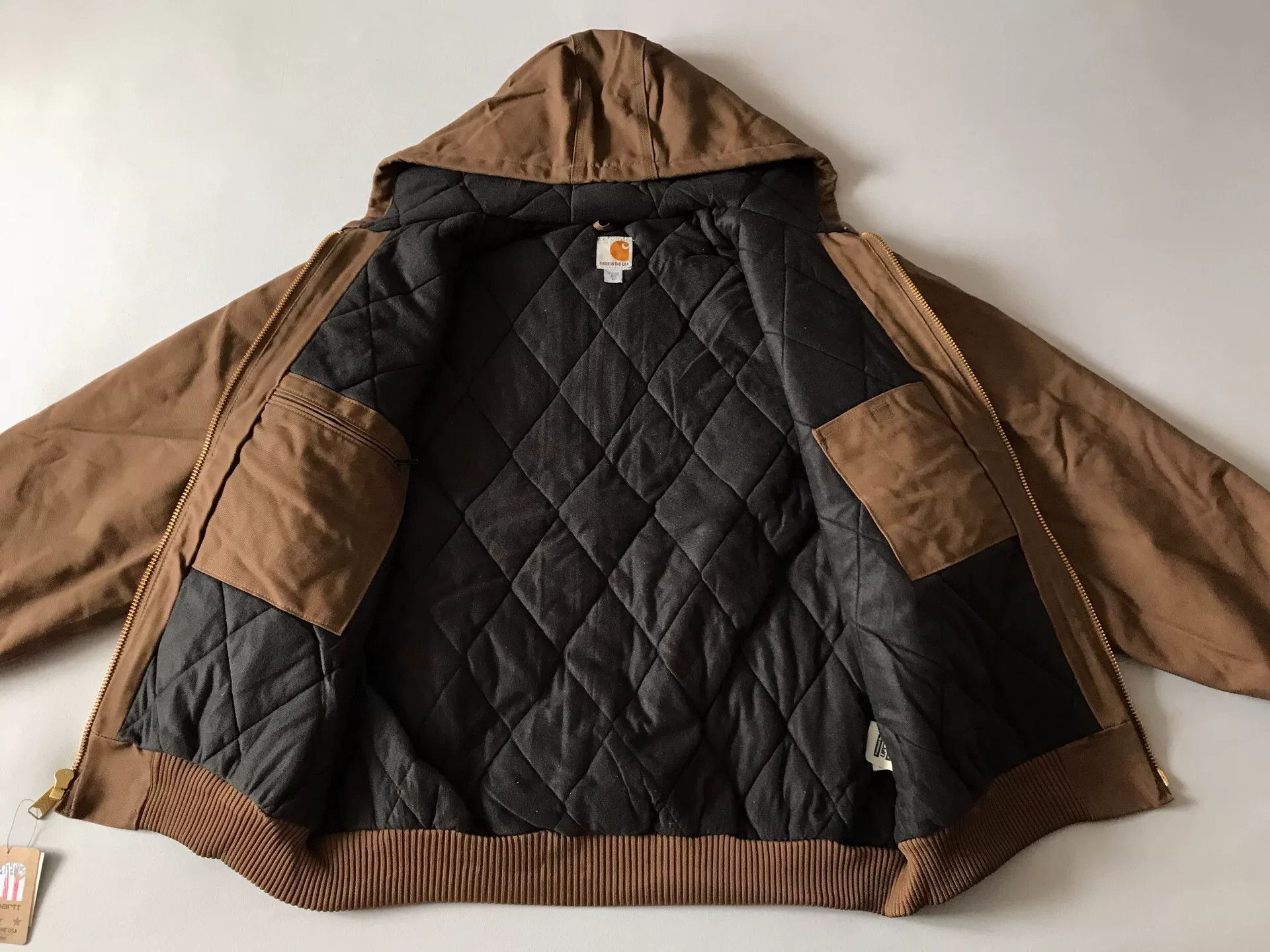 Carhartt Carhartt J140 Hooded Canvas Jacket Size US XL / EU 56 / 4 - 3 Thumbnail