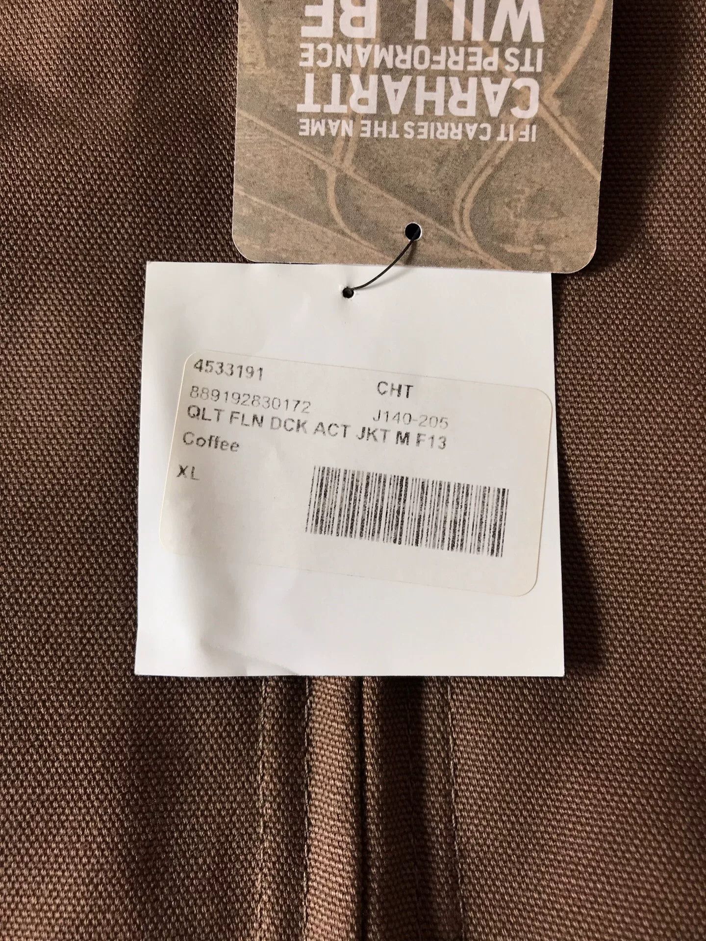 Carhartt Carhartt J140 Hooded Canvas Jacket Size US XL / EU 56 / 4 - 8 Thumbnail