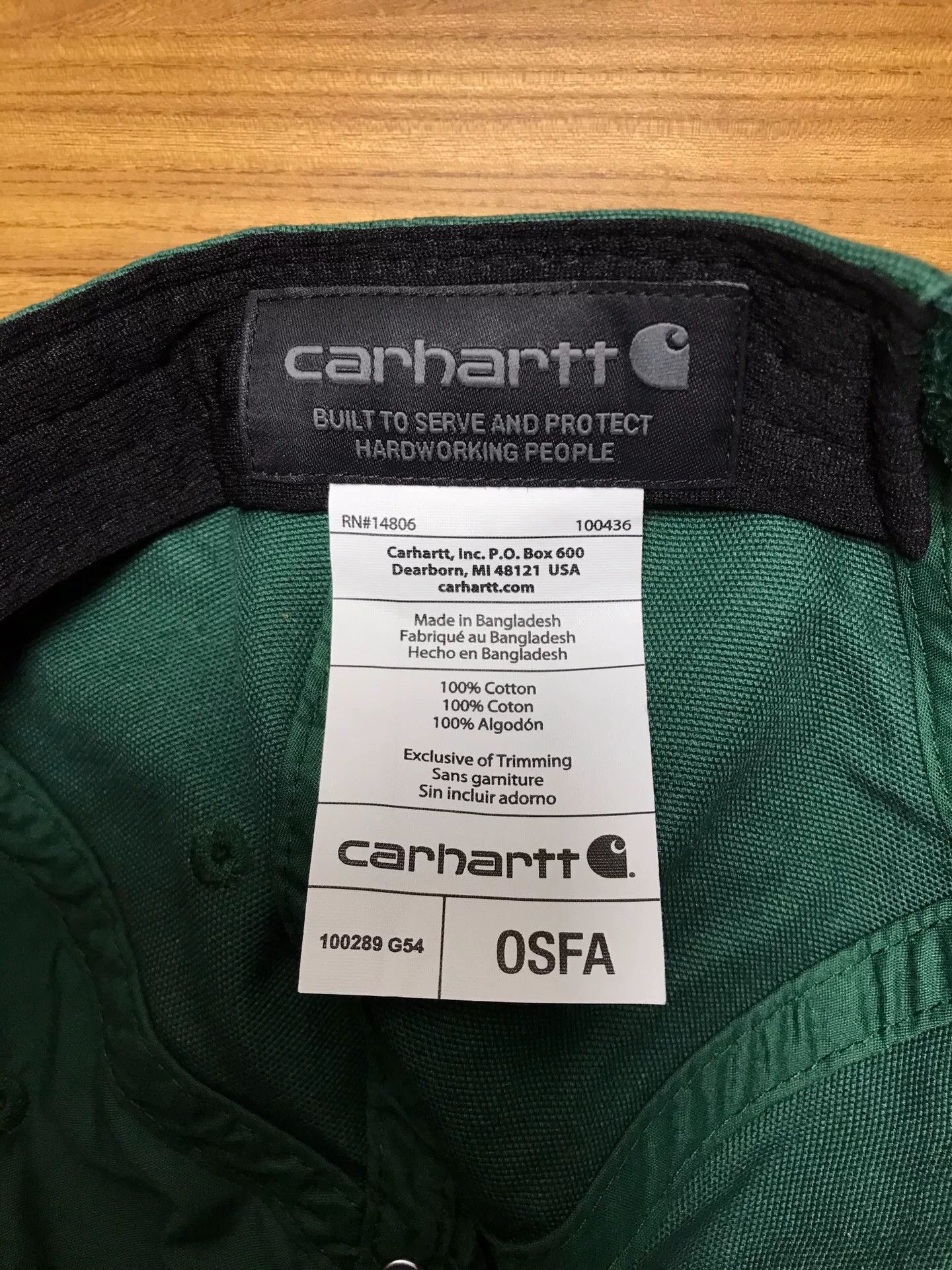 Carhartt Carhartt 100289 G54 Baseball Cap Size ONE SIZE - 8 Thumbnail