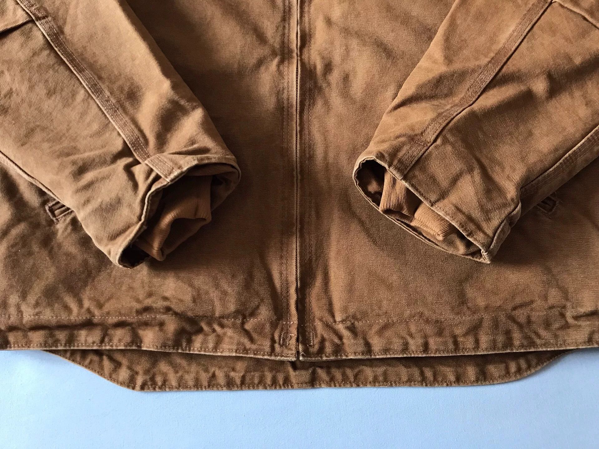 Carhartt Carhartt J141 Brown Hooded Work Jacket Size US L / EU 52-54 / 3 - 4 Thumbnail