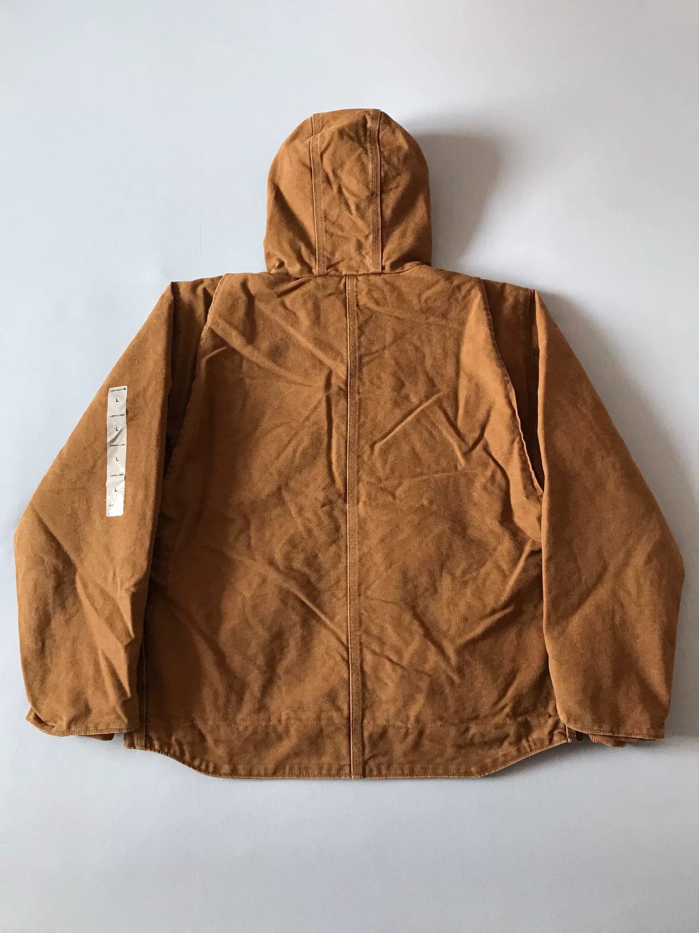 Carhartt Carhartt J141 Brown Hooded Work Jacket Size US L / EU 52-54 / 3 - 2 Thumbnail