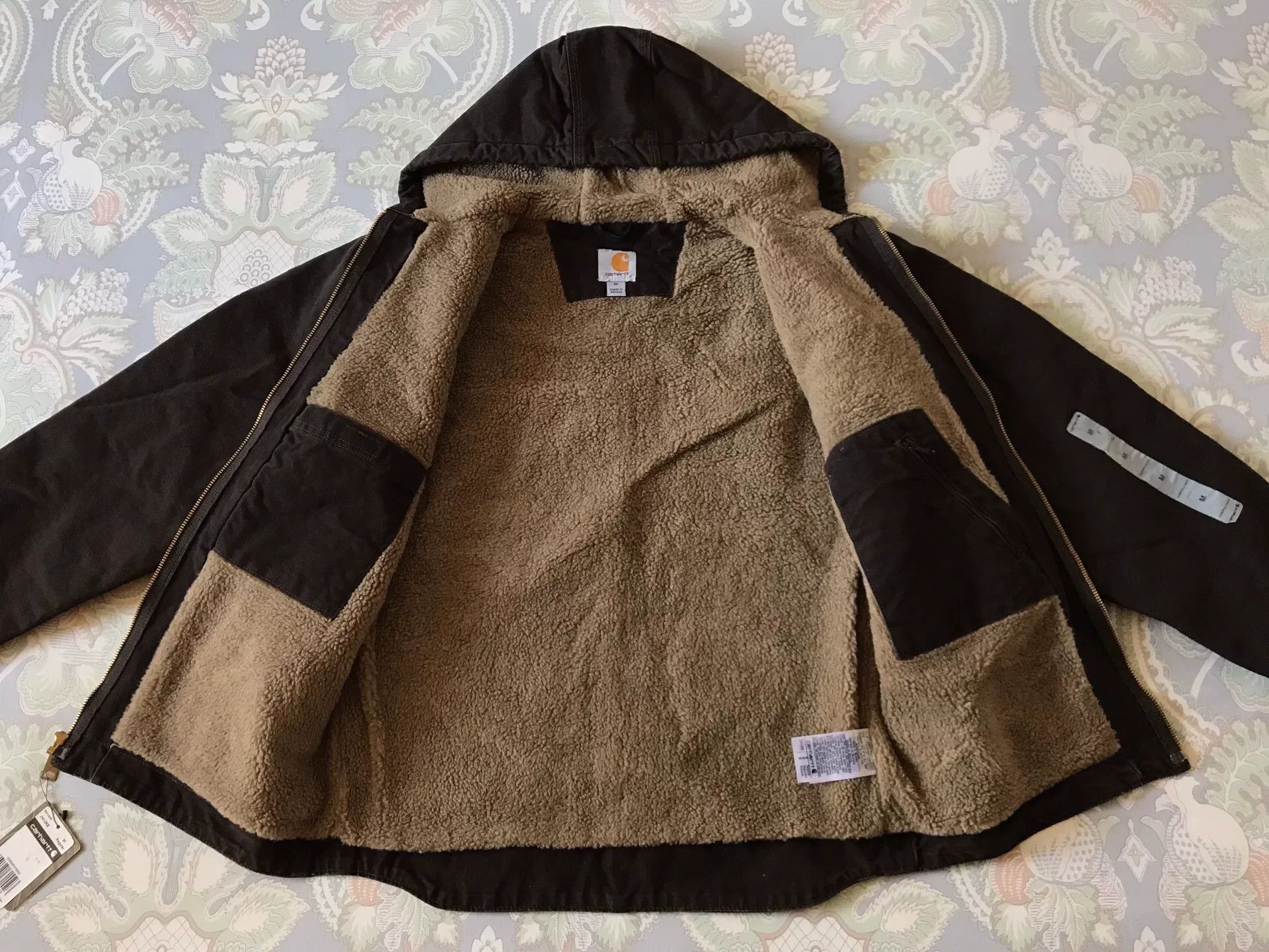 Carhartt Carhartt J141 DKB Hooded Work Jacket Size US M / EU 48-50 / 2 - 3 Thumbnail