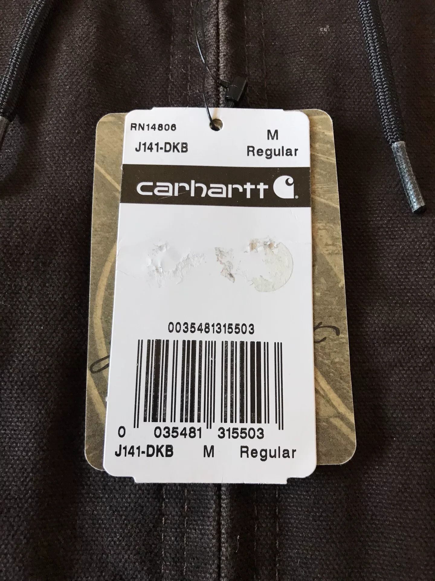 Carhartt Carhartt J141 DKB Hooded Work Jacket Size US M / EU 48-50 / 2 - 8 Thumbnail